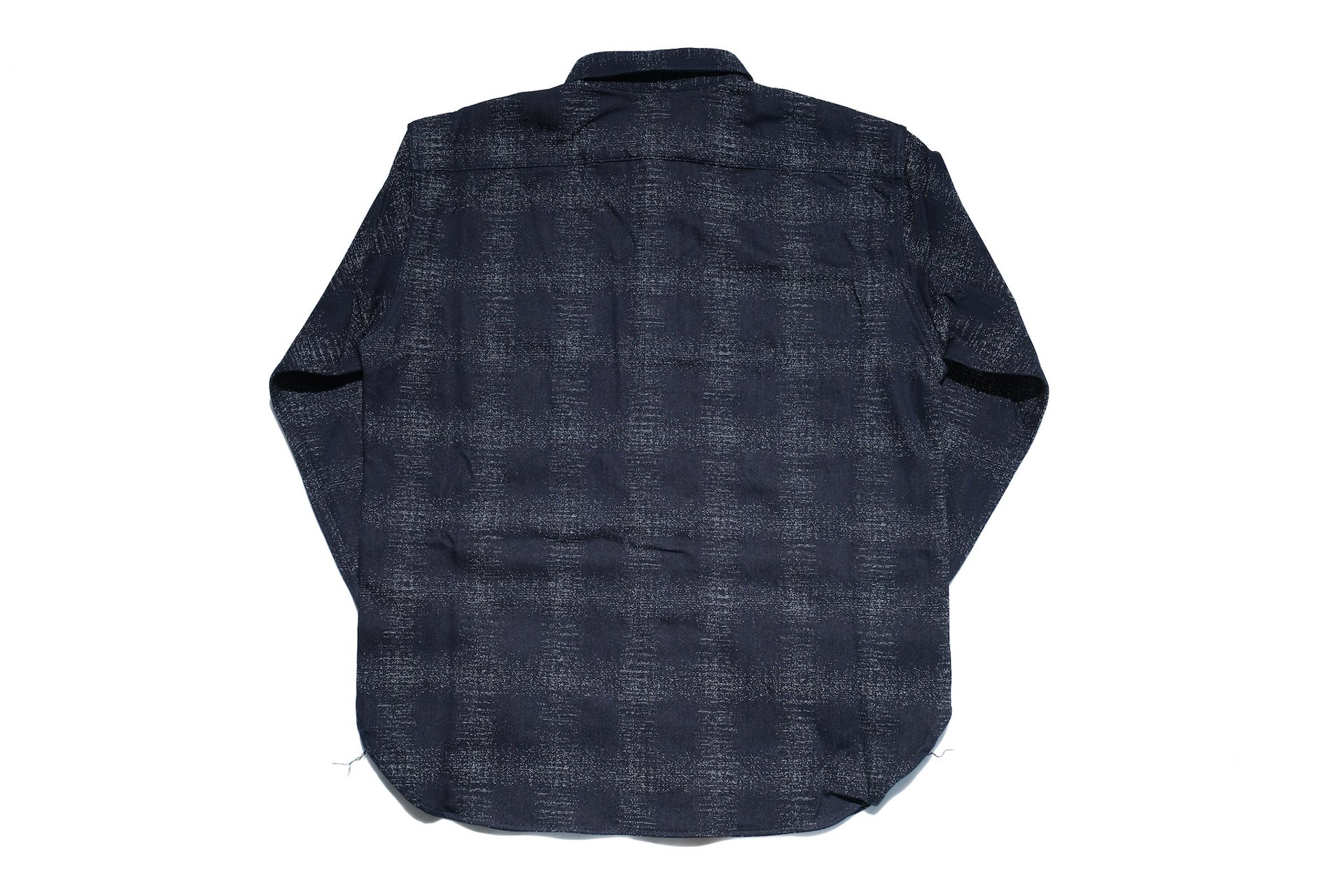 MOMOTARO JEANS Indigo Dyed "Stardust" Jacquard Ombre Workshirt