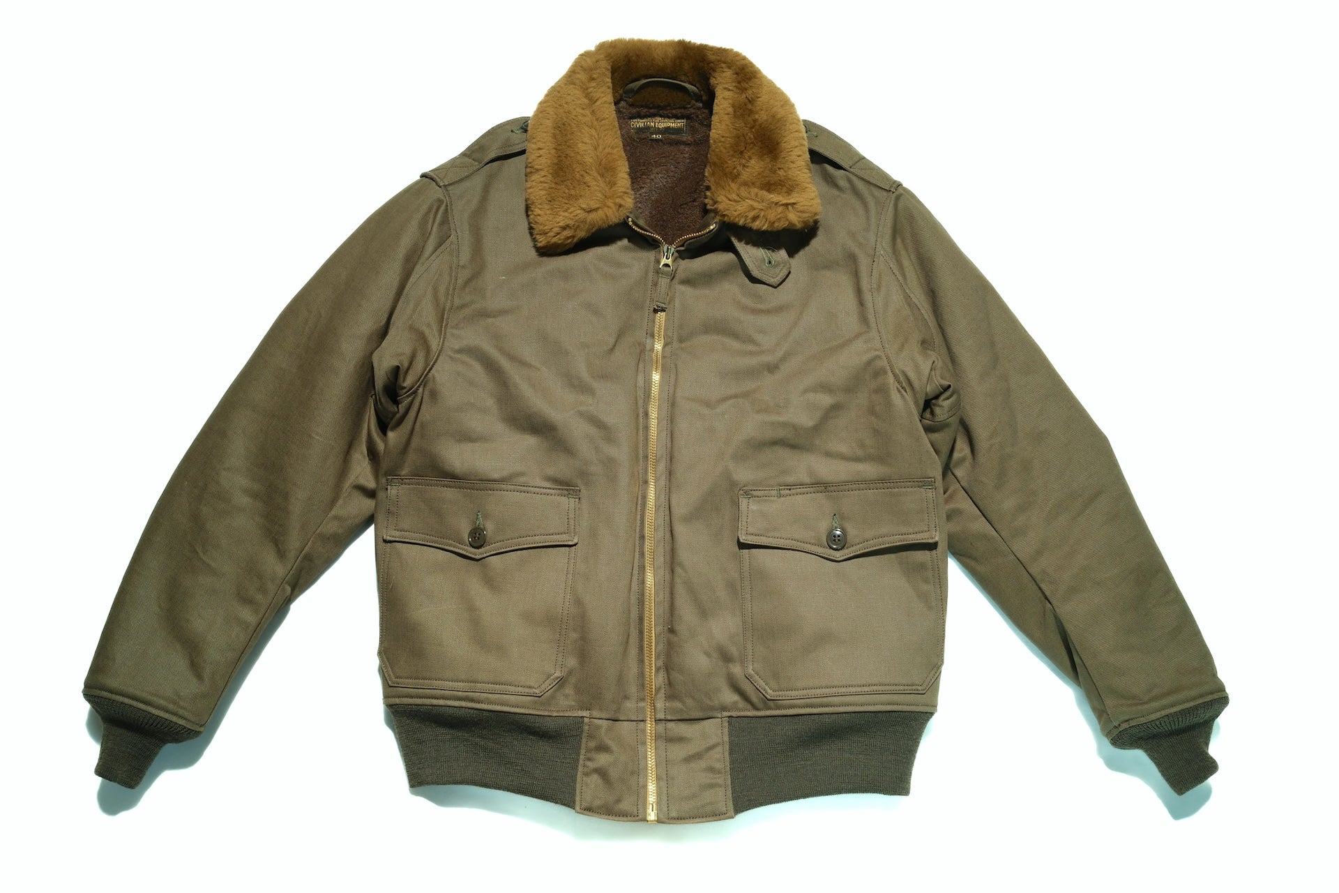 Freewheelers "Type B-10" Civilian Jacket (Dark Olive)
