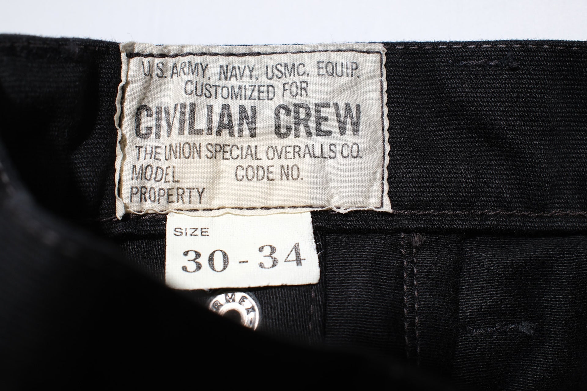 Freewheelers "USAF Air Crew" Heavyweight Jungle Cloth Utility Trousers (Navy)