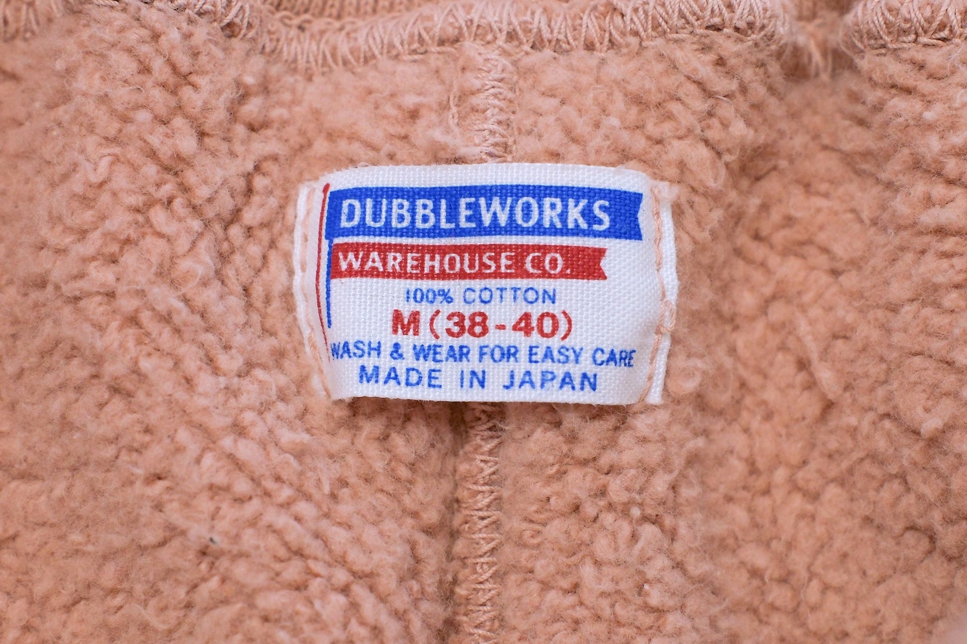 Dubble Works 11oz "Tsuri-ami" Loopwheeled Sweatpants (Salmon Pink)
