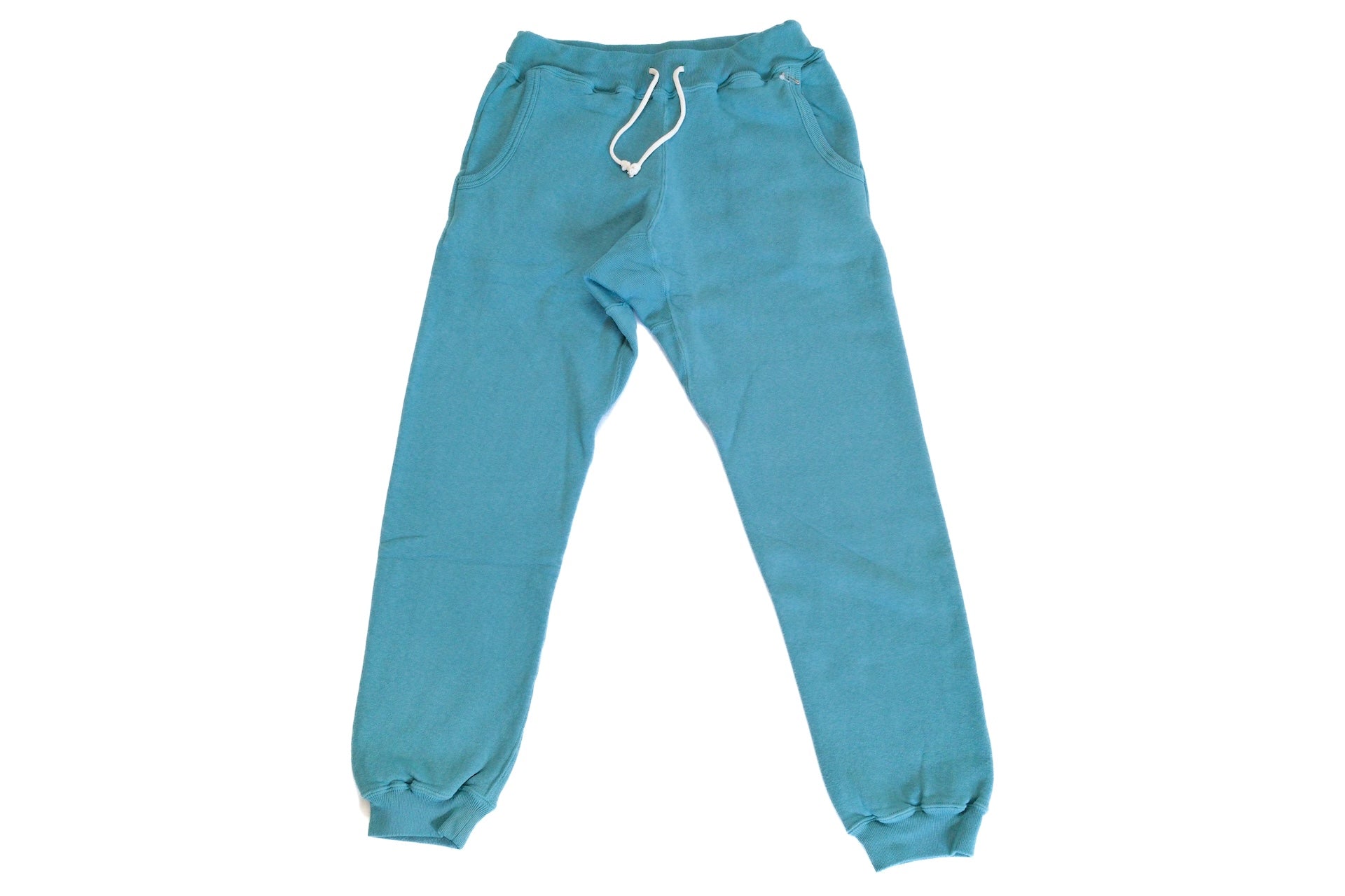Dubble Works 11oz "Tsuri-ami" Loopwheeled Sweatpants (Turquoise Blue)