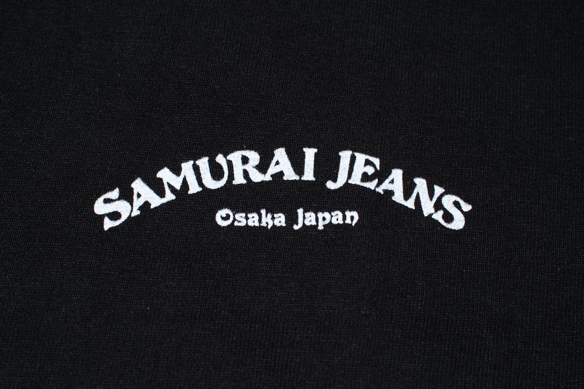 Samurai 8.5oz "Bonsai" Loopwheeled Tee (Black)