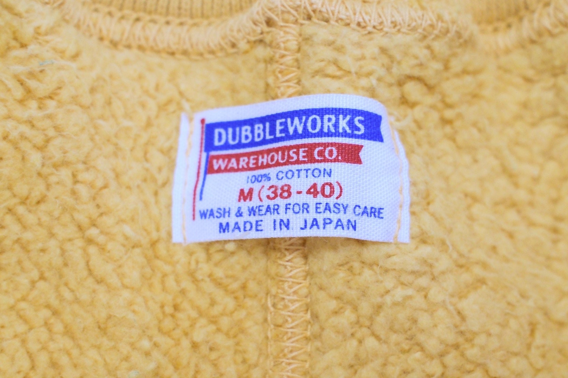 Dubble Works 11oz "Tsuri-ami" Loopwheeled Sweatpants (Citrus Yellow)