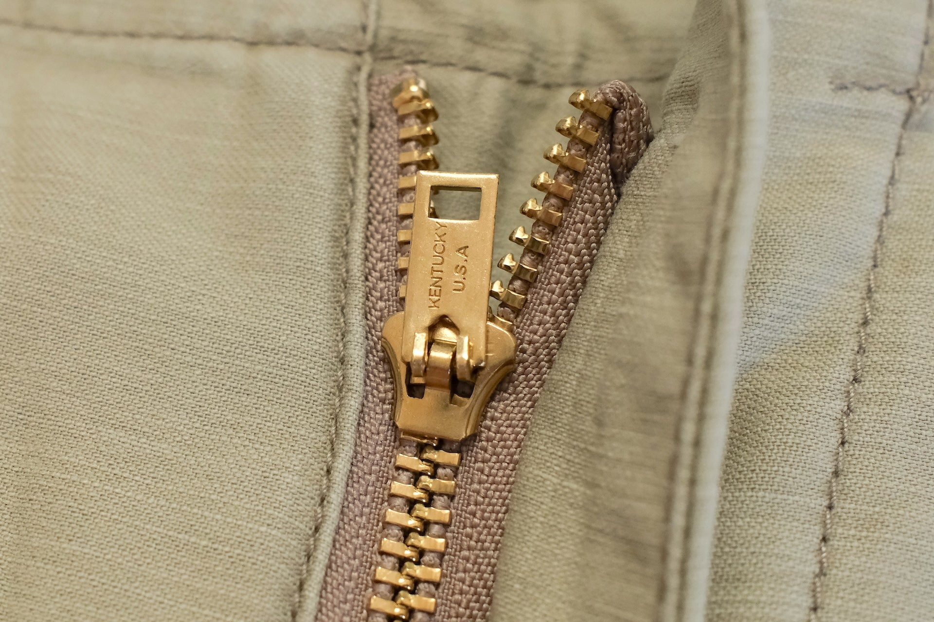 Studio D'Artisan 11oz Back Sateen Military Baker Pants (Beige)