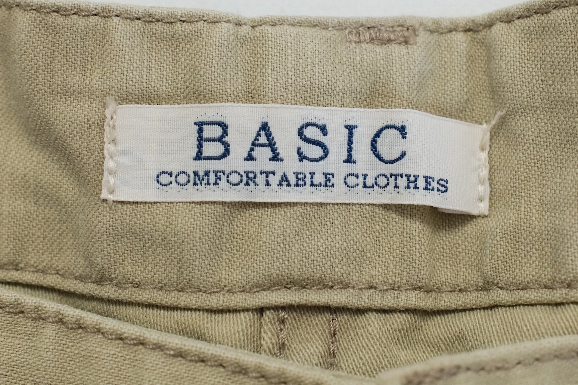 Studio D'Artisan 11oz Back Sateen Military Baker Pants (Beige)