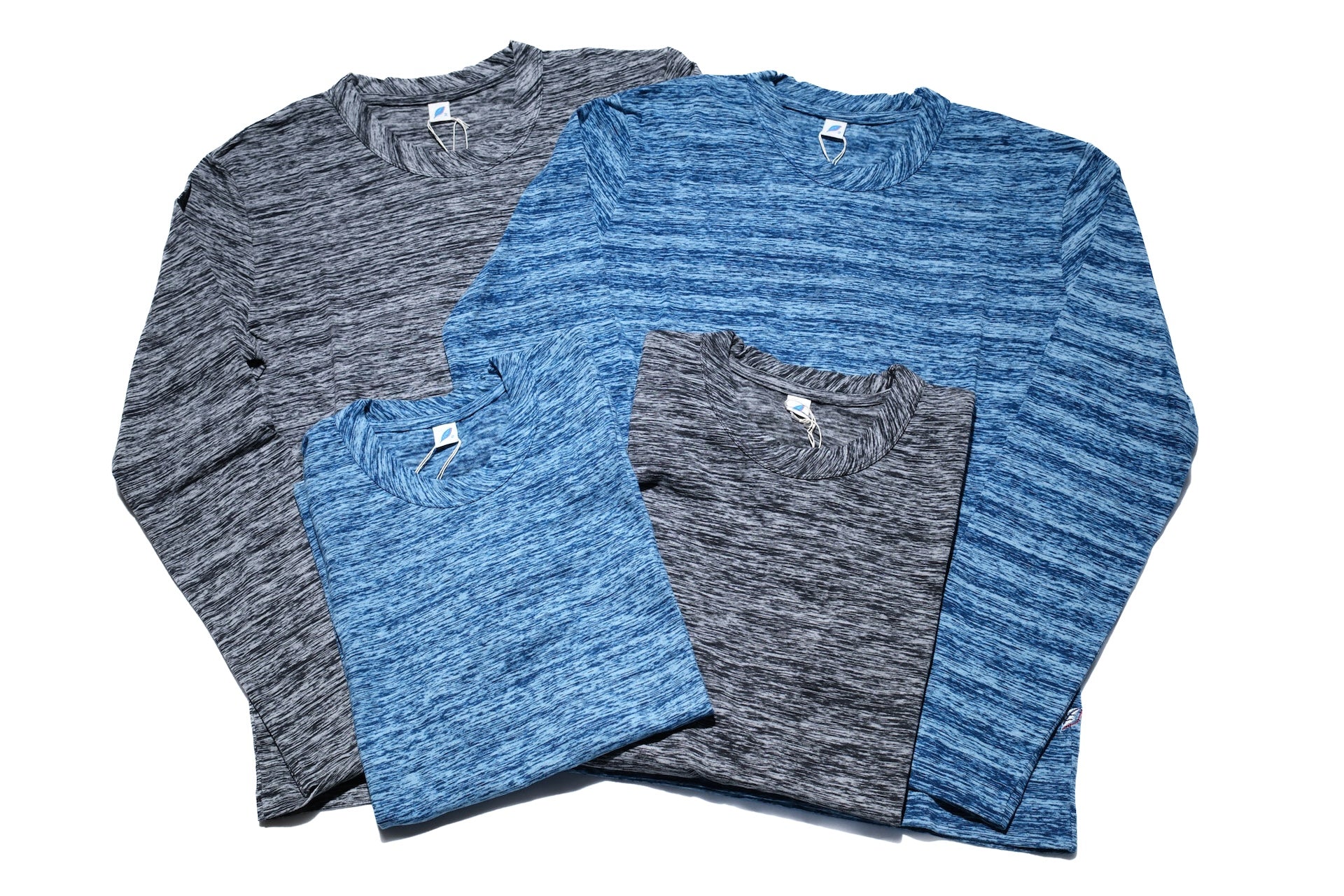 Pure Blue Japan 6.5oz "Kasuri-Dyed" L/S Tee (Black)