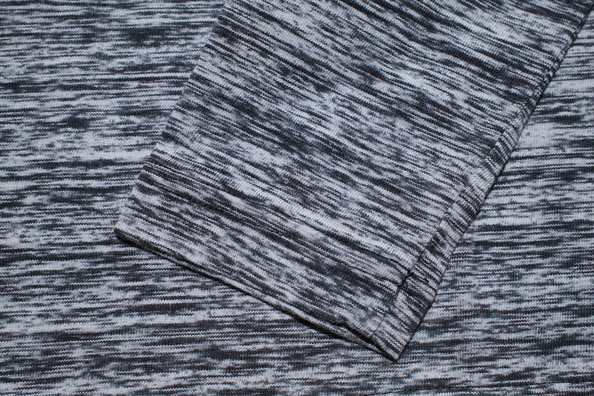 Pure Blue Japan 6.5oz "Kasuri-Dyed" L/S Tee (Black)
