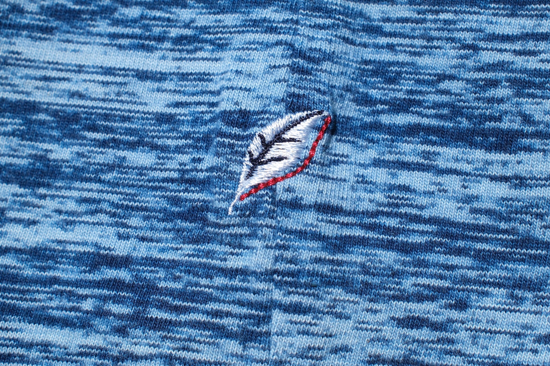Pure Blue Japan 6.5oz "Kasuri-Dyed" L/S Tee (Indigo)
