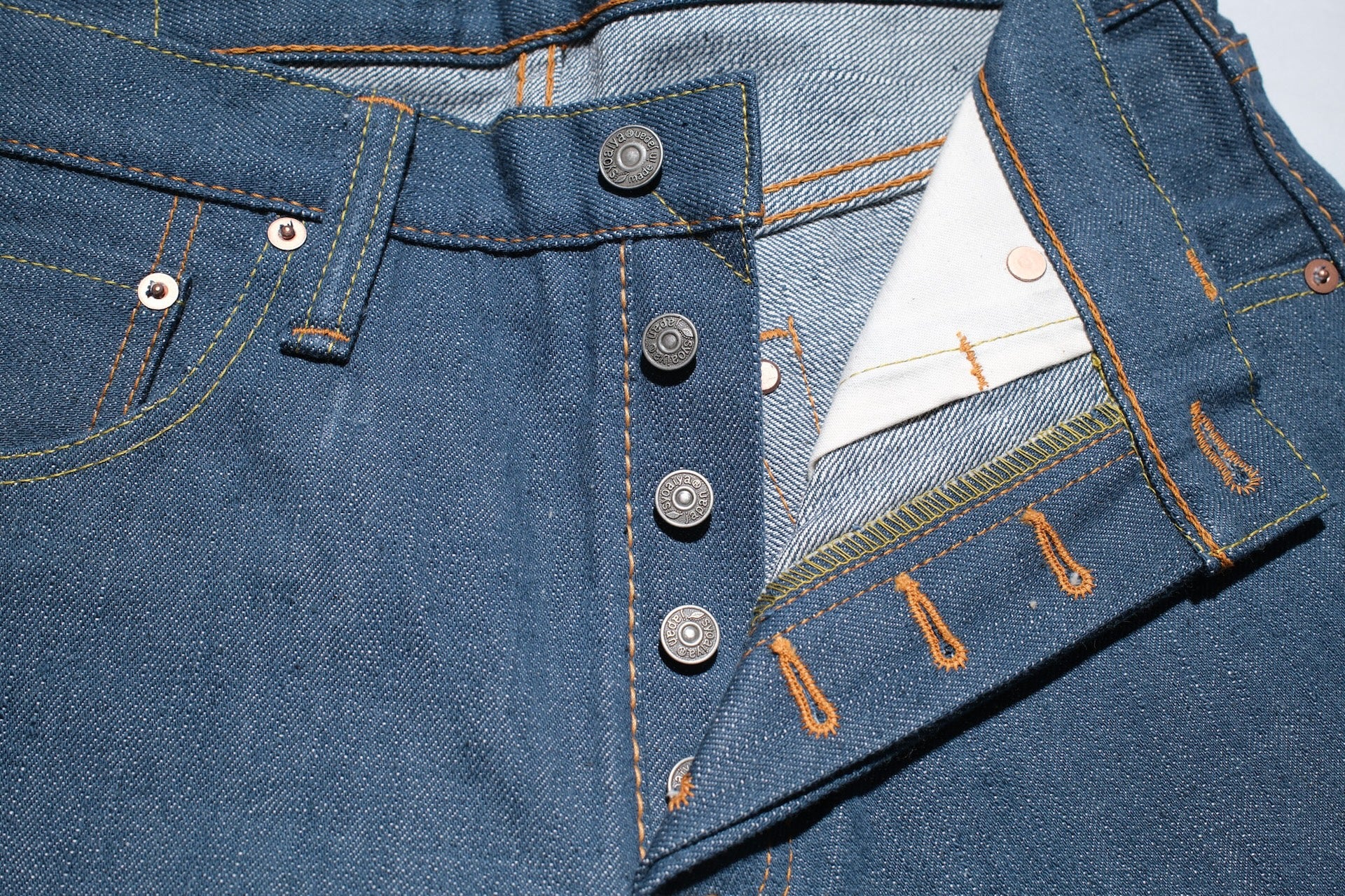 Pure Blue Japan 14oz "Smoky Blue" SMBL-013 Denim (Slim Tapered fit)