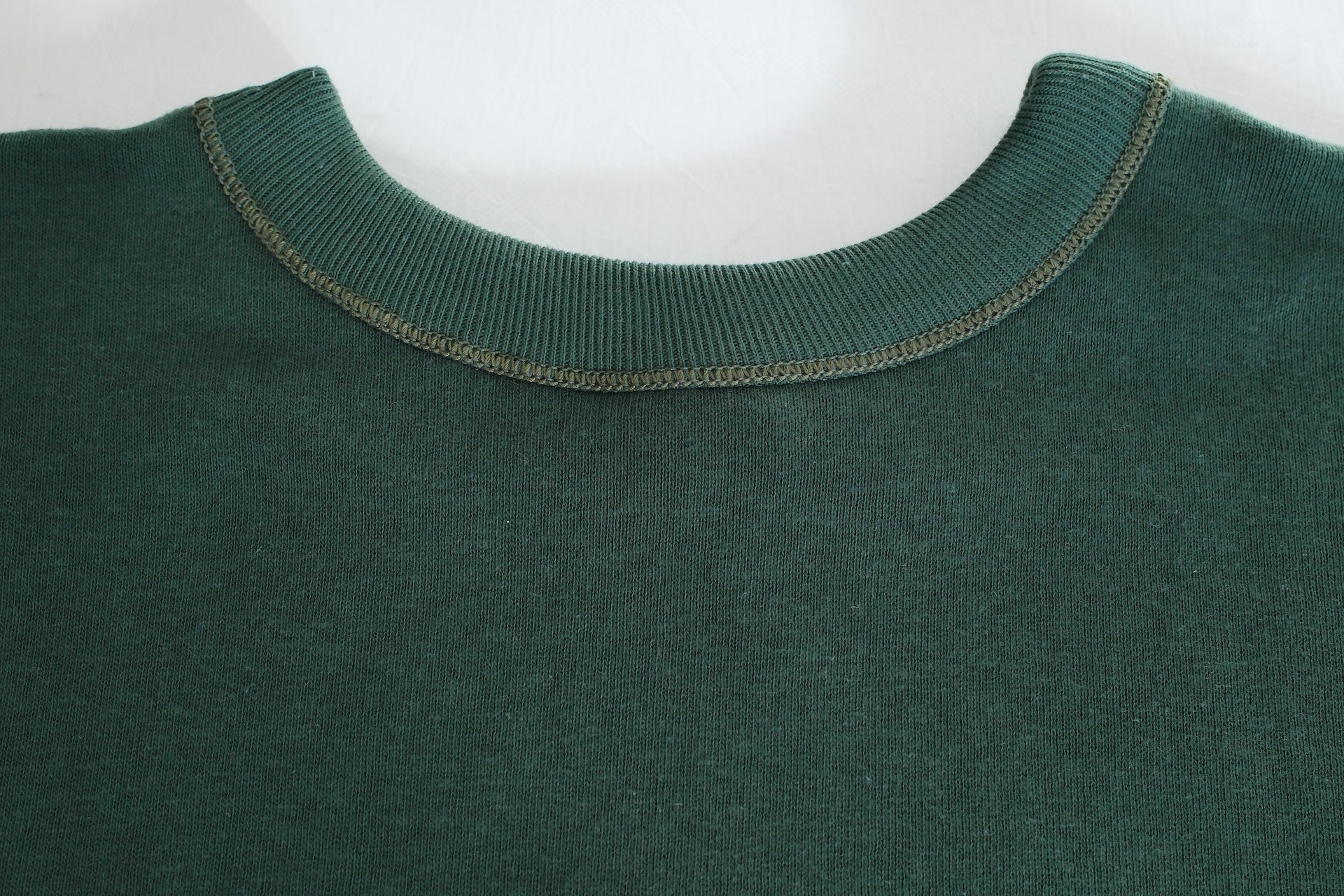 John Gluckow X Warehouse Co. 10oz Loopwheeled Classic Sweatshirt (Dark Green)