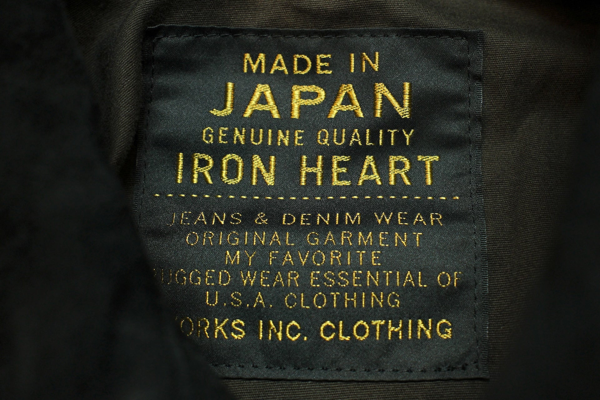Iron Heart Split Steer Roughout Cowhide Modified Type 3 Jacket (Black)