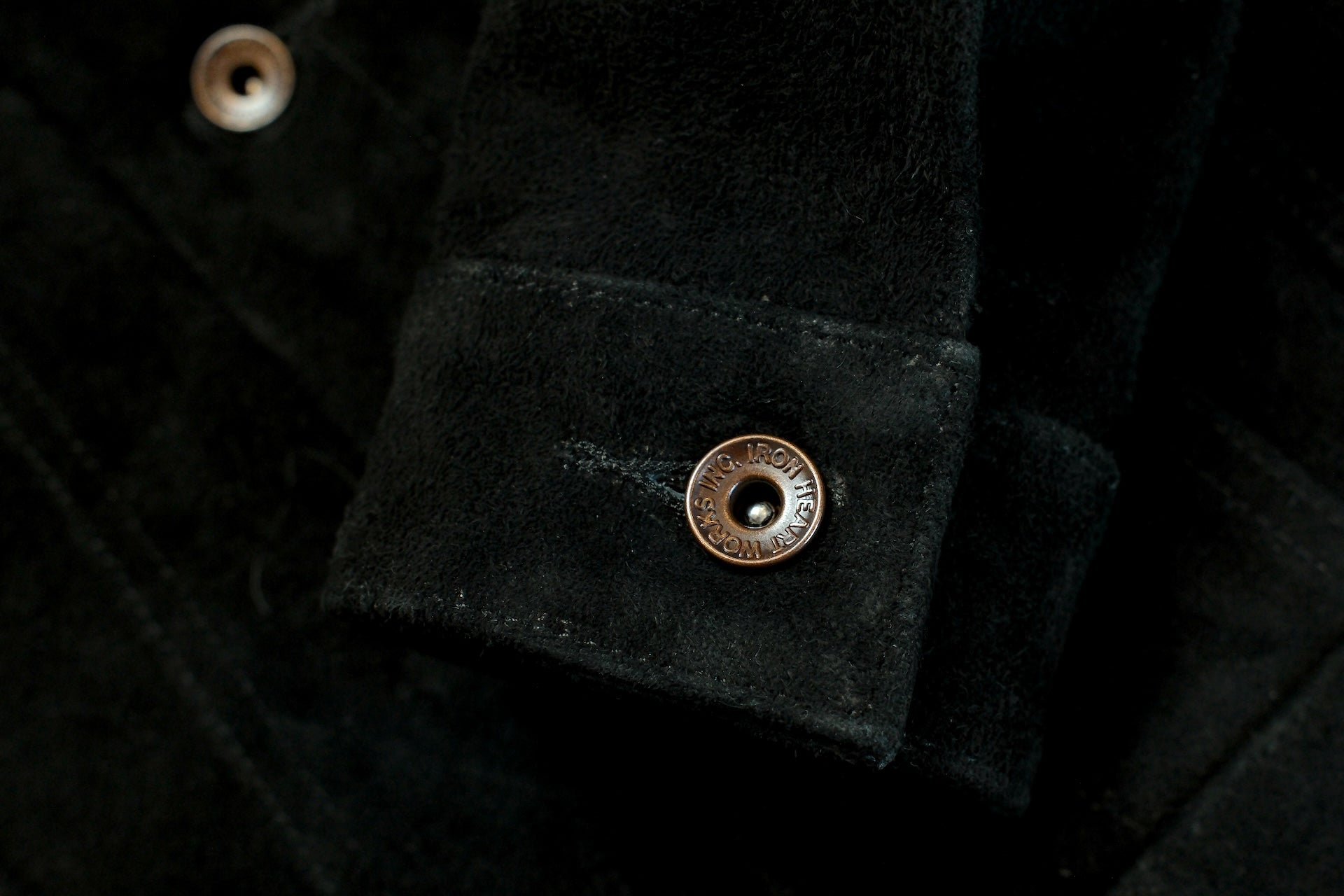 Iron Heart Split Steer Roughout Cowhide Modified Type 3 Jacket (Black)