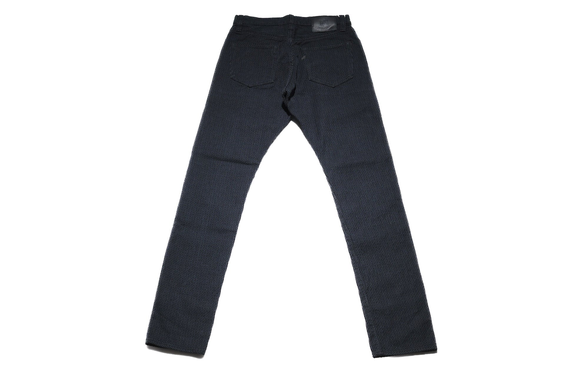 Pure Blue Japan 12.5oz "Double-Warps" Sashiko Trousers (Grey X Black)