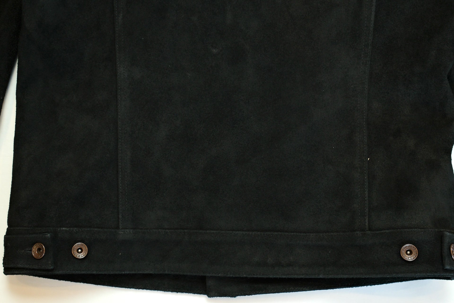 Iron Heart Split Steer Roughout Cowhide Modified Type 3 Jacket (Black)