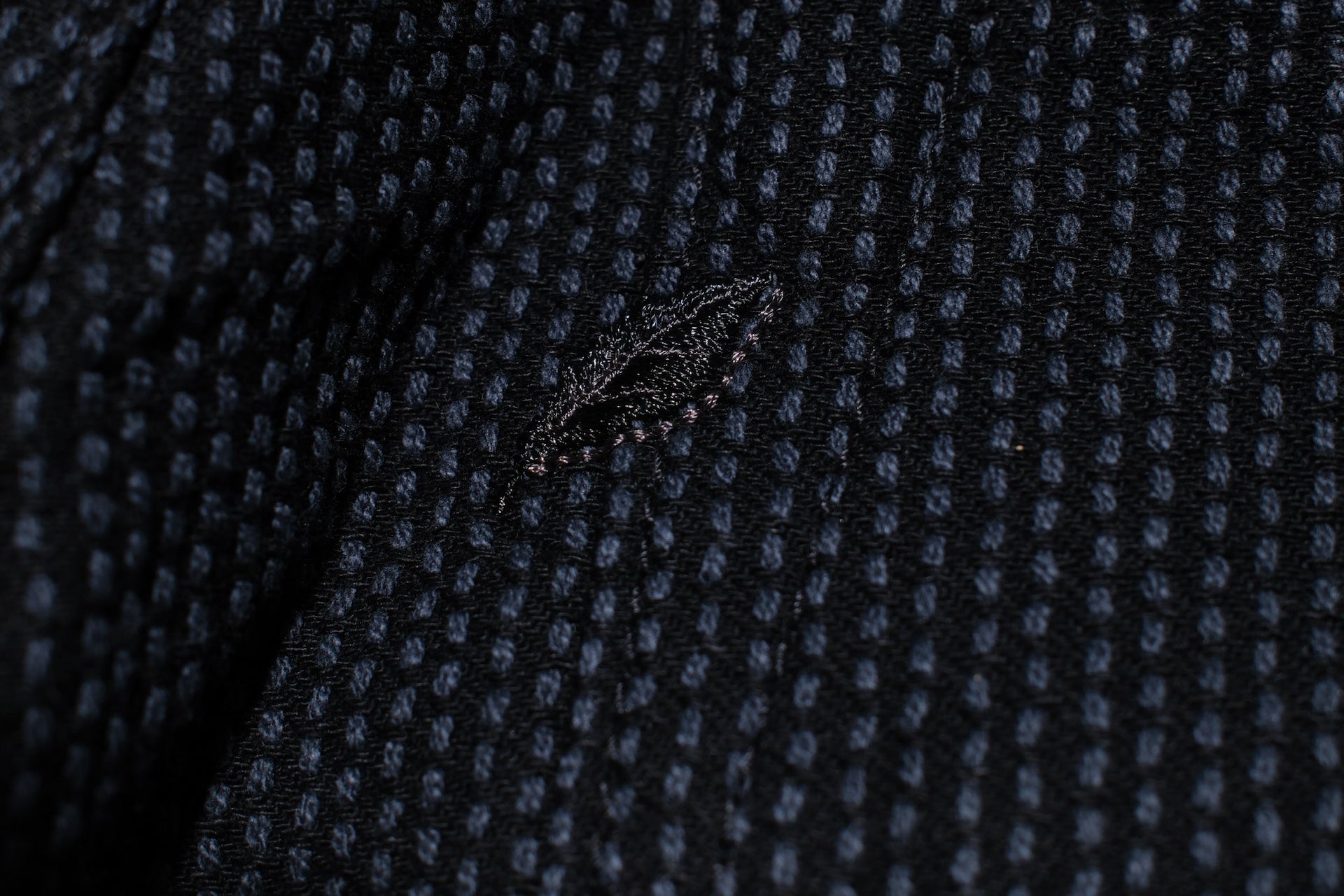 Pure Blue Japan 12.5oz "Double-Warps" Sashiko Trousers (Grey X Black)