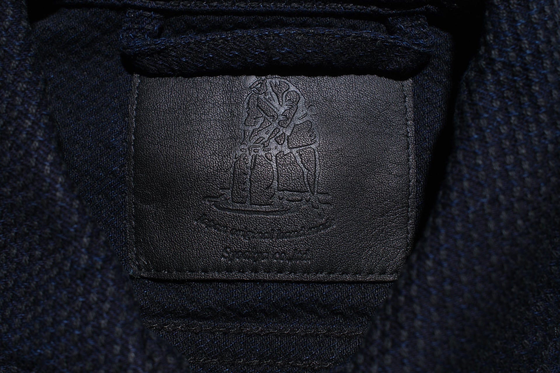 Pure Blue Japan 12.5oz "Double-Warps" Sashiko Type 2 Jacket (Indigo X Black)