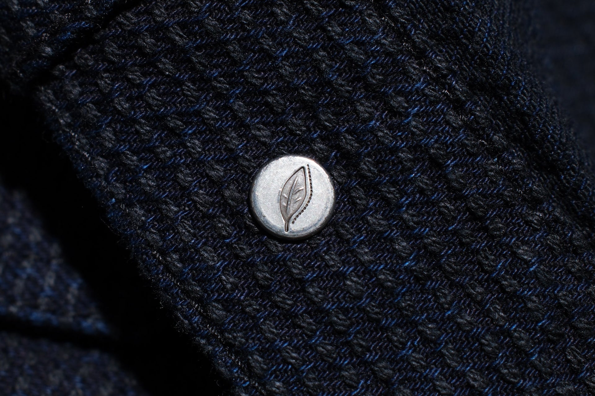 Pure Blue Japan 12.5oz "Double-Warps" Sashiko Type 2 Jacket (Indigo X Black)