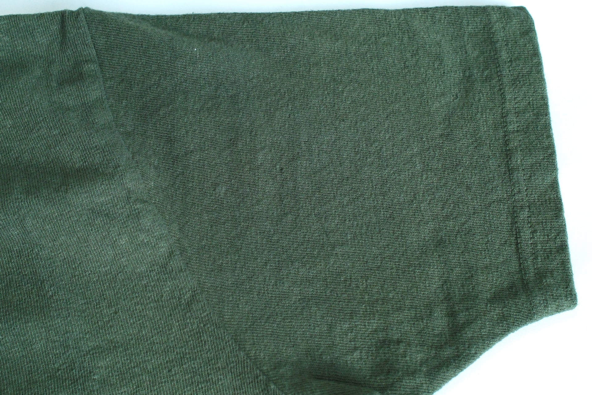 UES 9.5oz "NO.8 Slub Nep" Heavyweight Plain Tee (Dark Green)