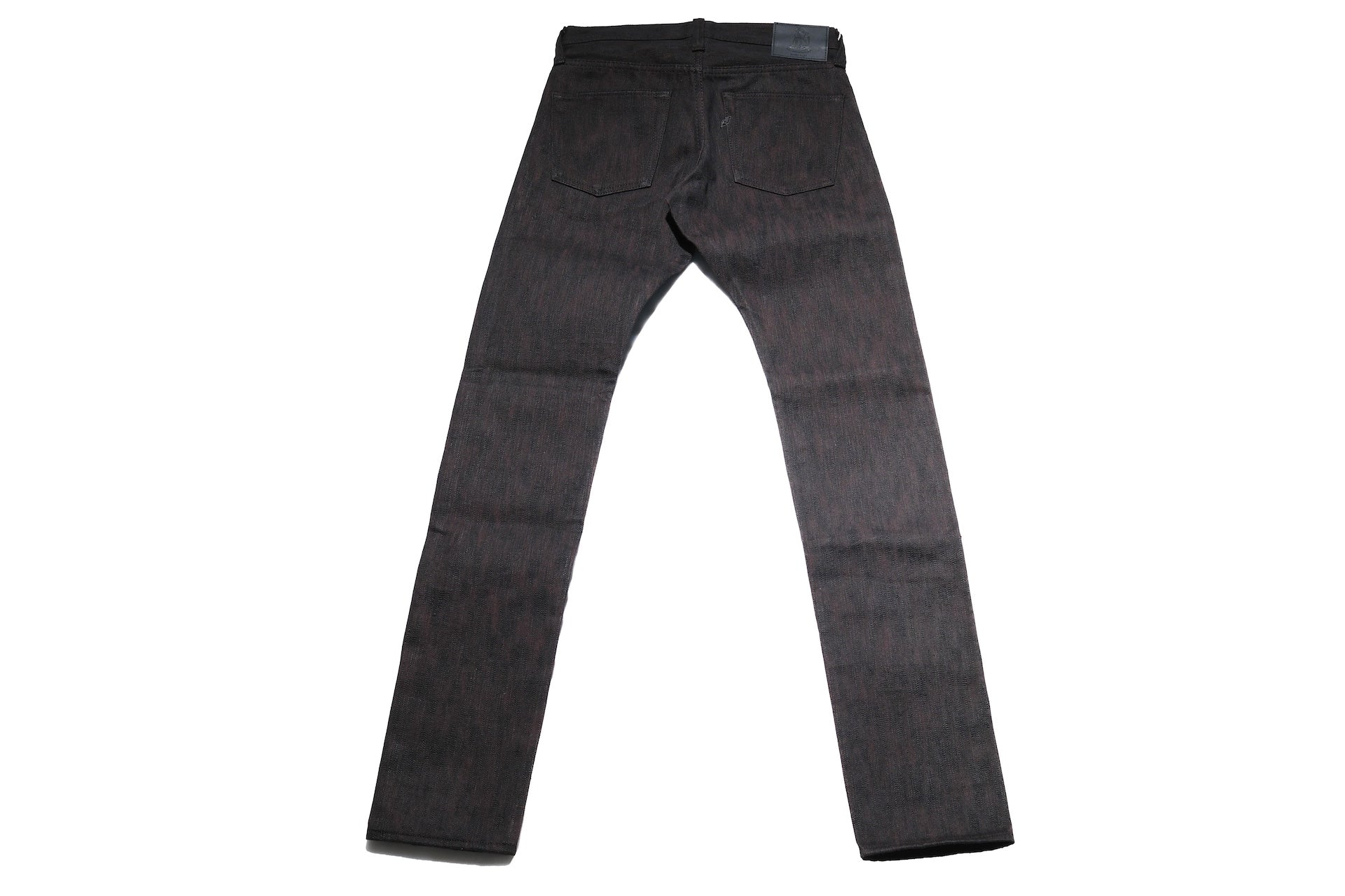 Pure Blue Japan 15oz PER-EX-013-BK "Black X Persimmon" Extra Slub Denim (Slim Tapered Fit)