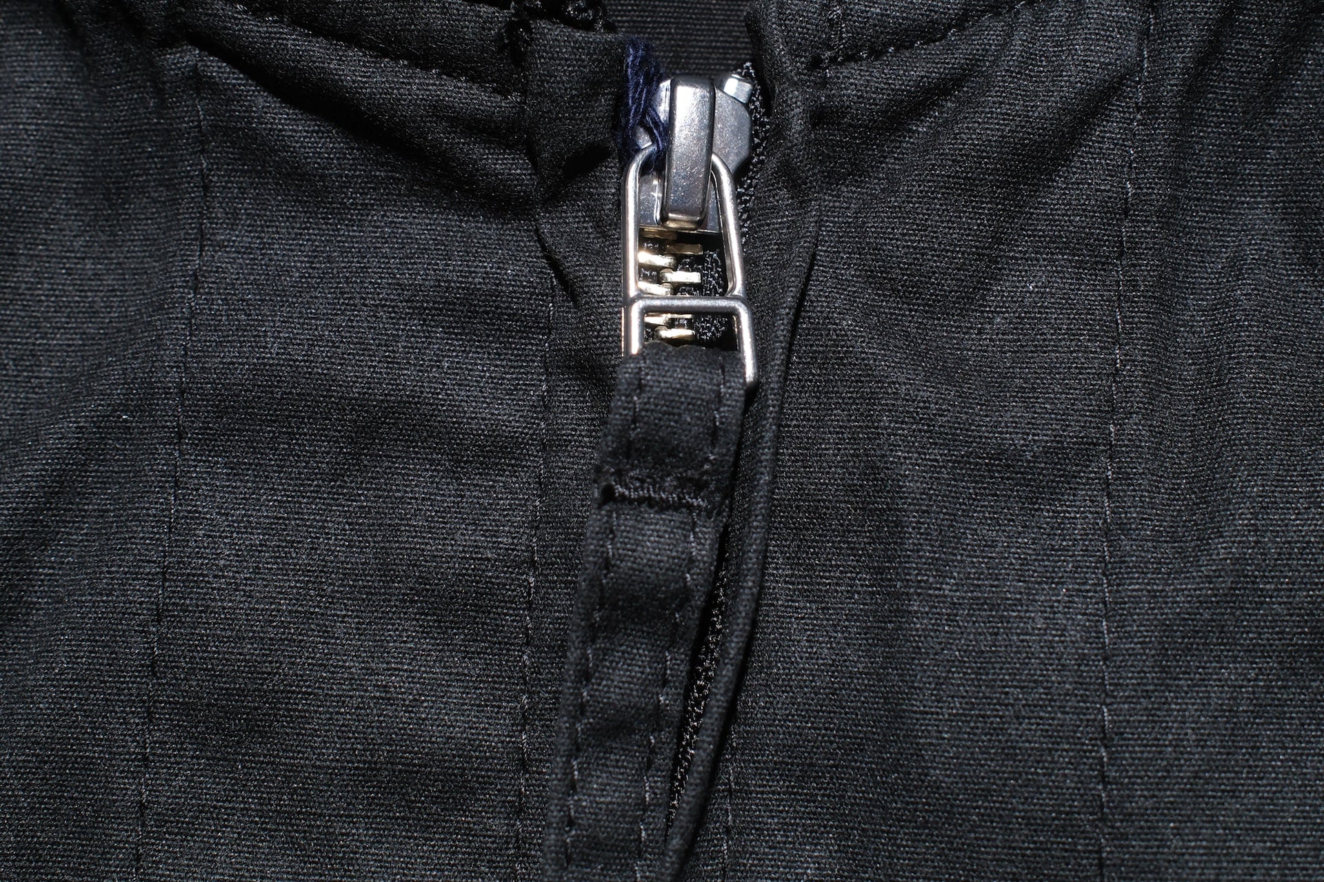 Iron Heart 7oz Rubber Wax Coated Weather Cloth Windbreaker (Black)