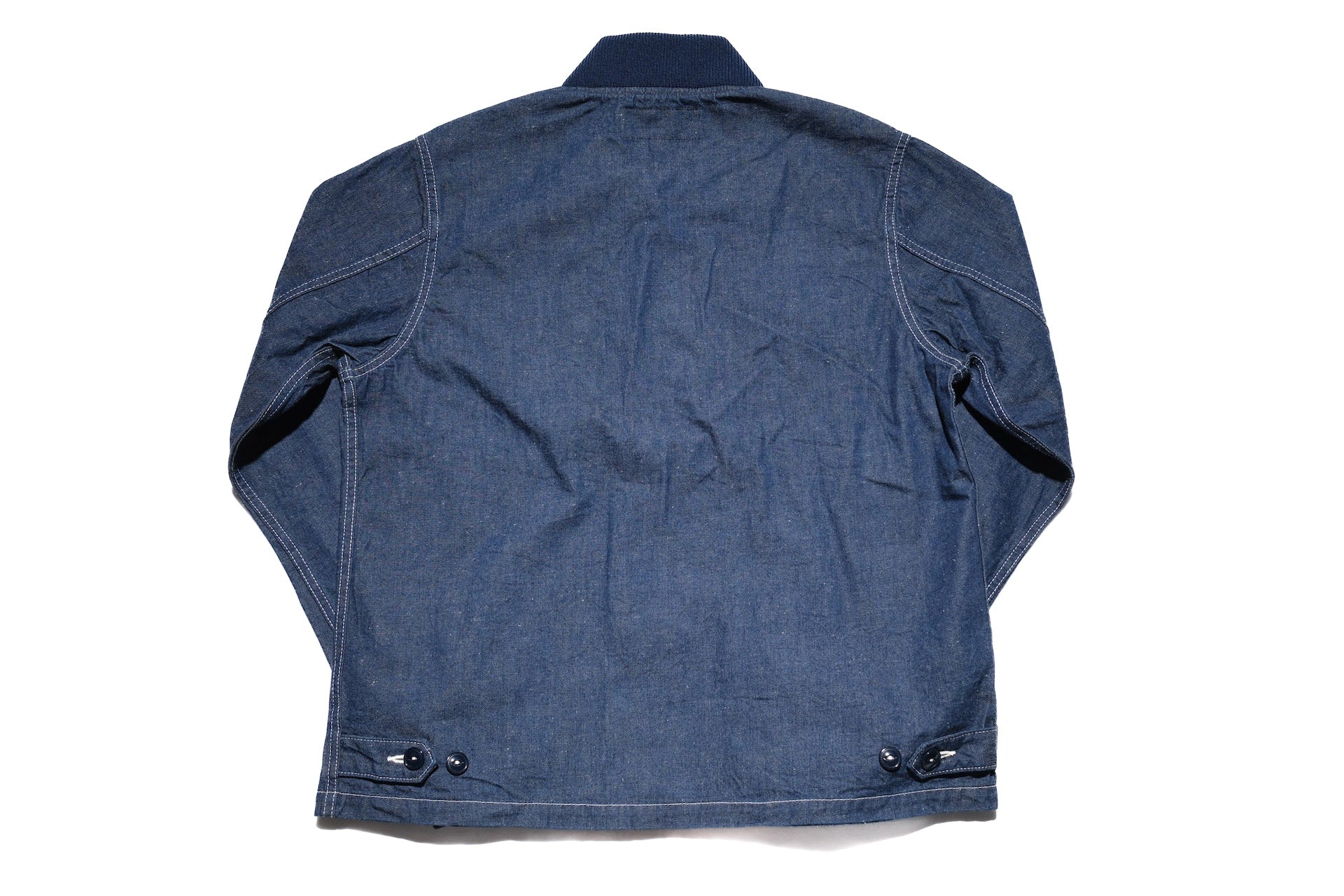 Iron Heart 10oz Indigo Dyed Nep Denim Windbreaker