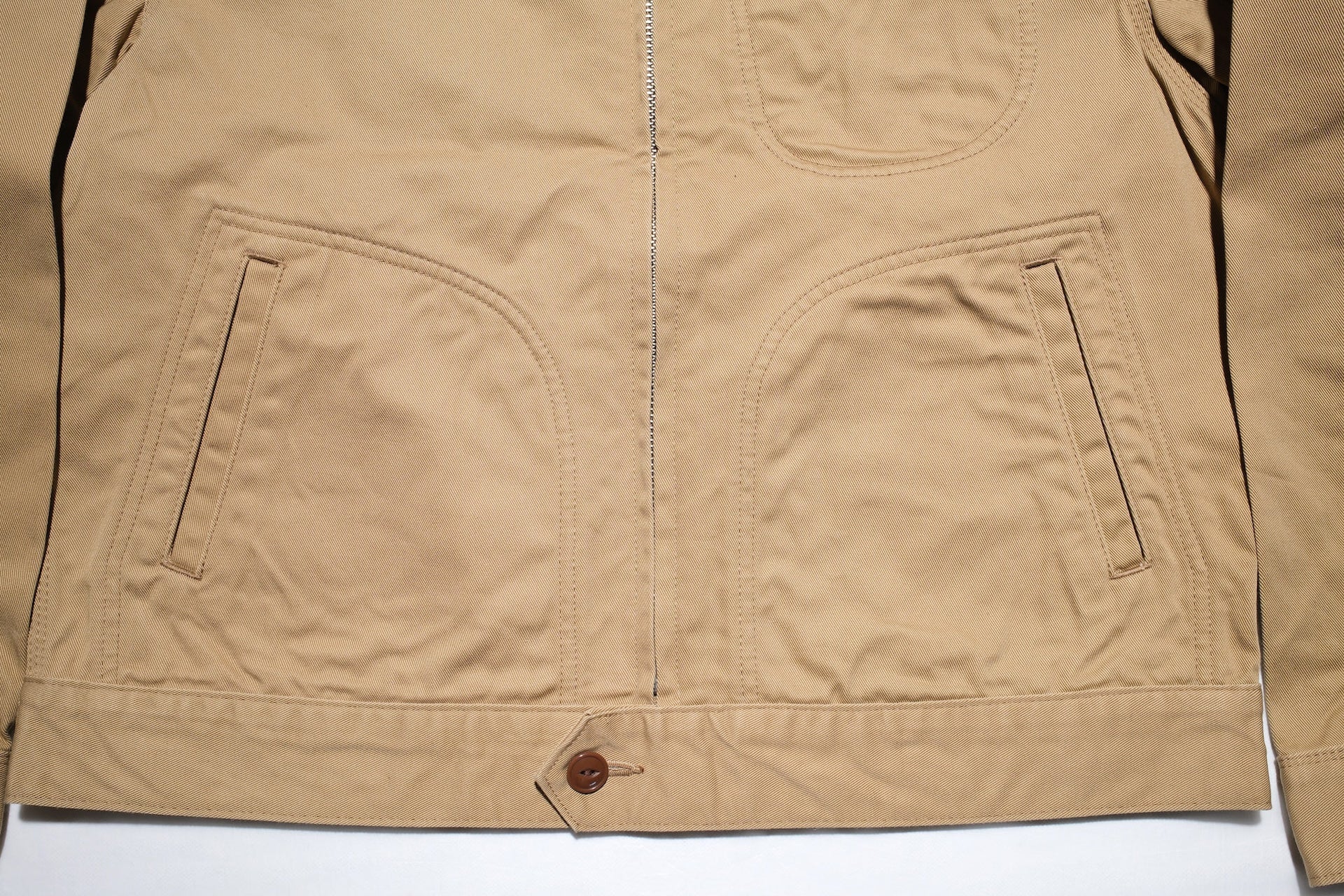 Iron Heart 12oz Kurashikizome Twill Work Jacket (Beige)