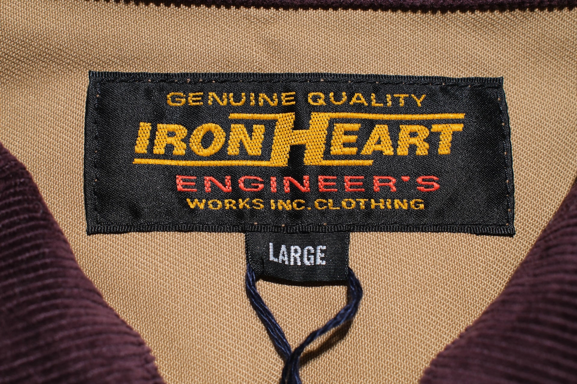 Iron Heart 12oz Kurashikizome Twill Work Jacket (Beige)