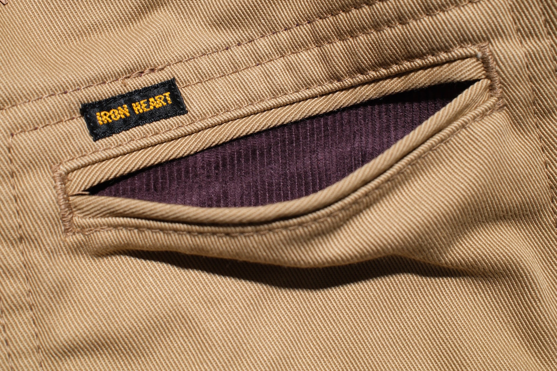 Iron Heart 12oz Kurashikizome Twill Work Jacket (Beige)