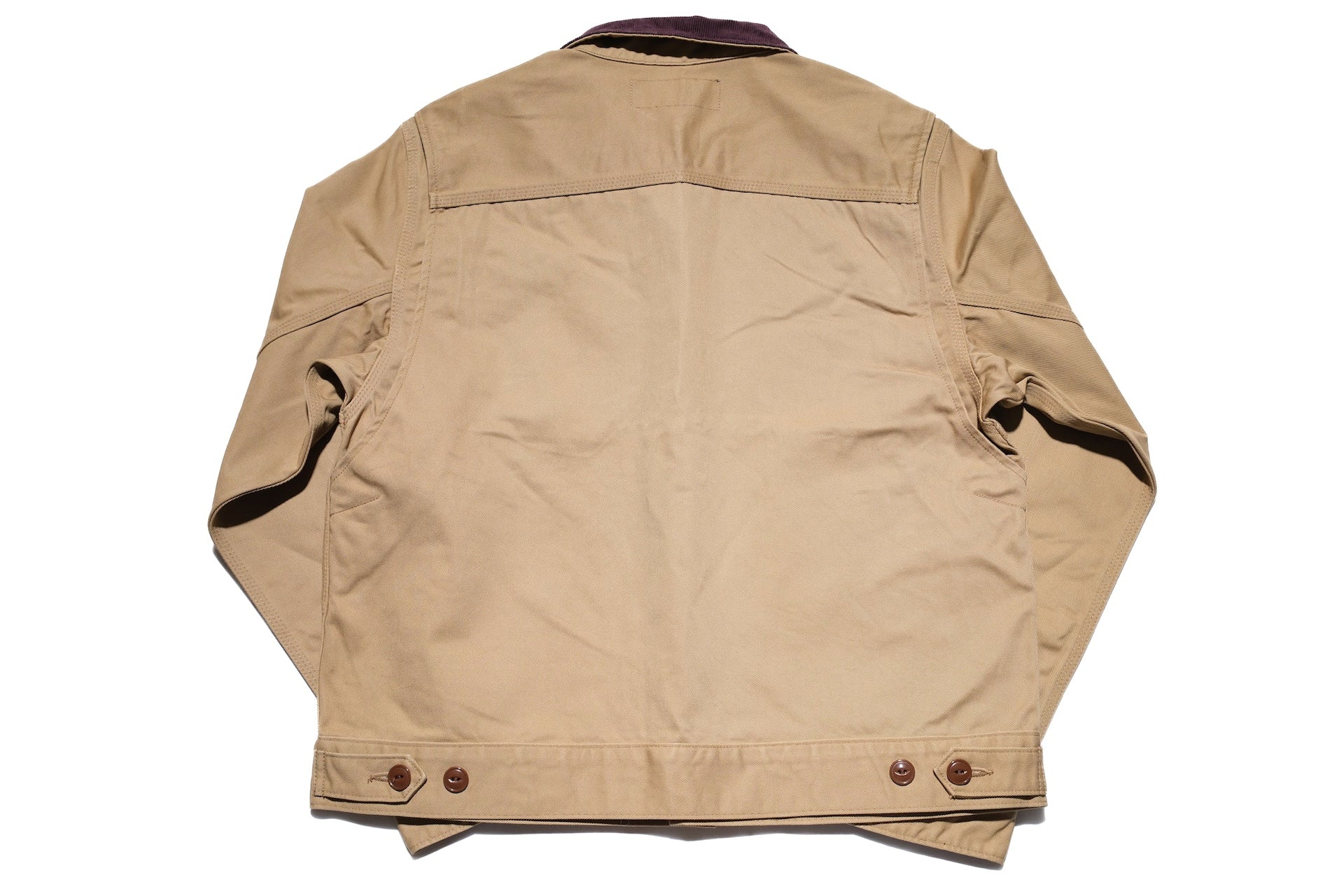 Iron Heart 12oz Kurashikizome Twill Work Jacket (Beige)