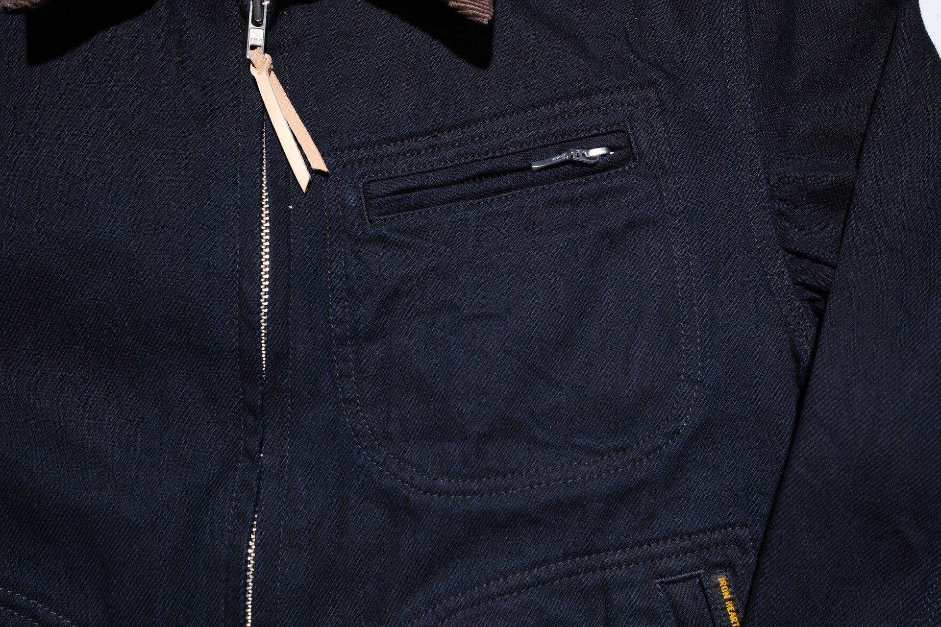Iron Heart 12oz Kersey Work Jacket (Indigo X Black)