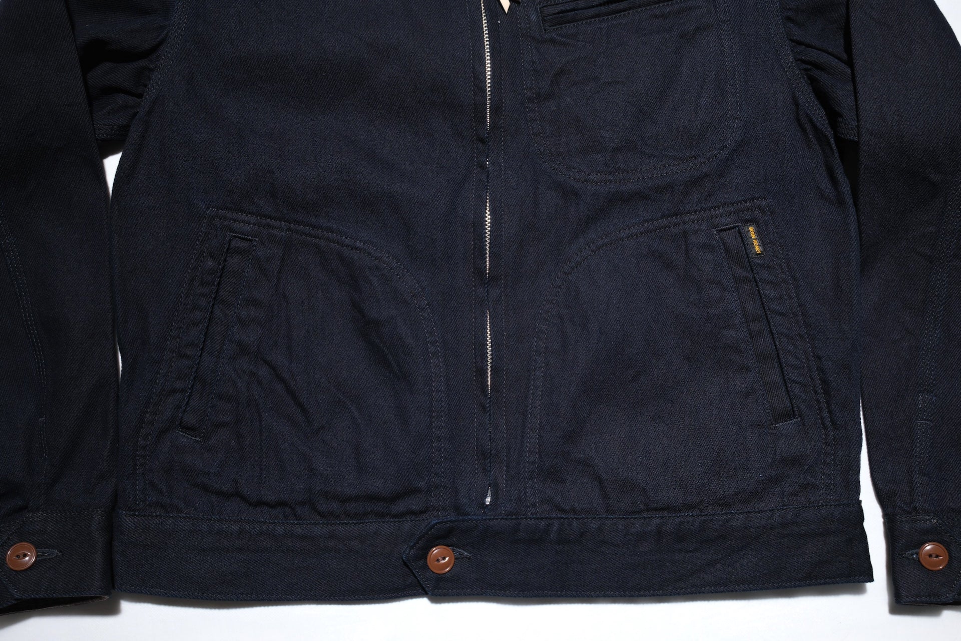 Iron Heart 12oz Kersey Work Jacket (Indigo X Black)