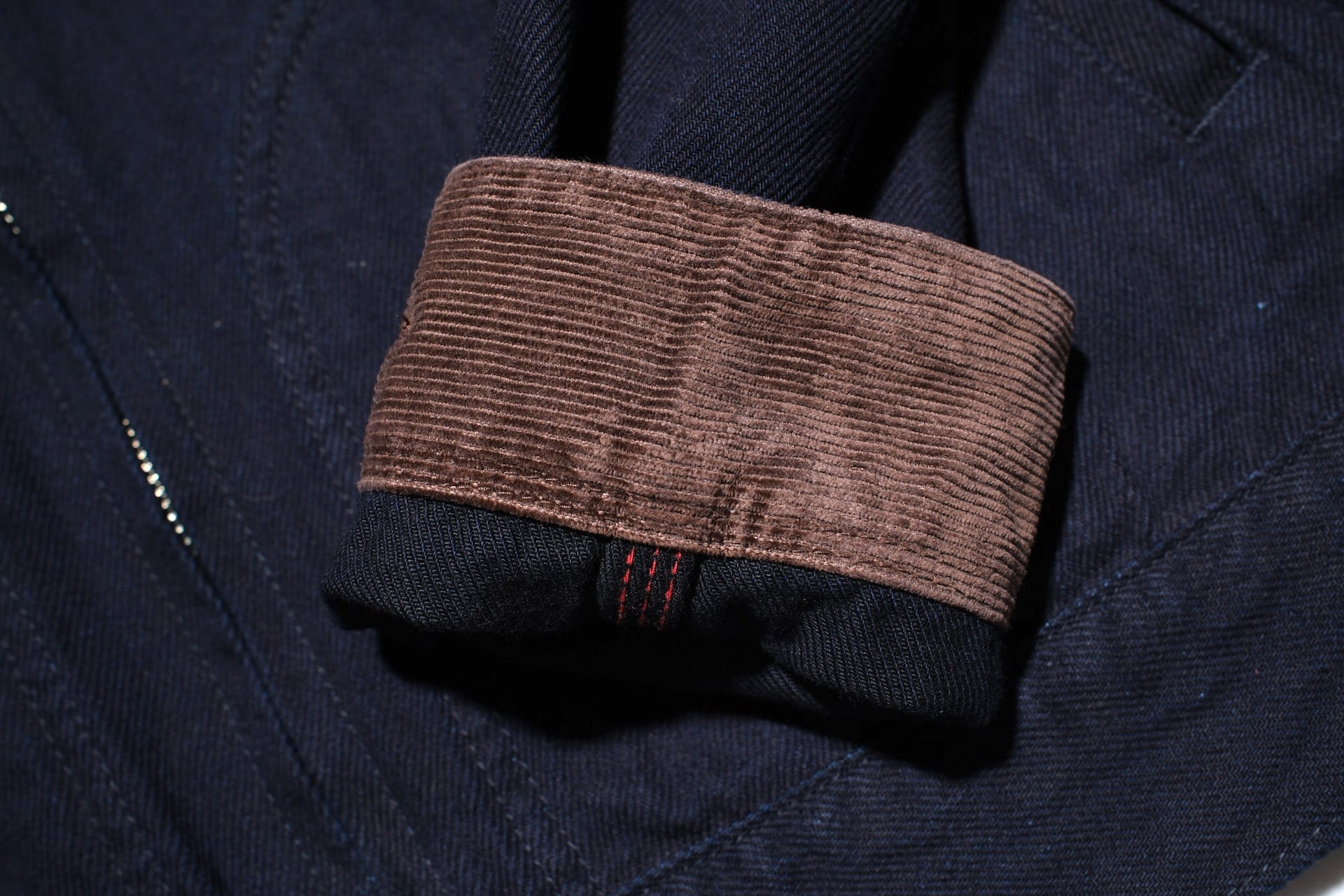 Iron Heart 12oz Kersey Work Jacket (Indigo X Black)