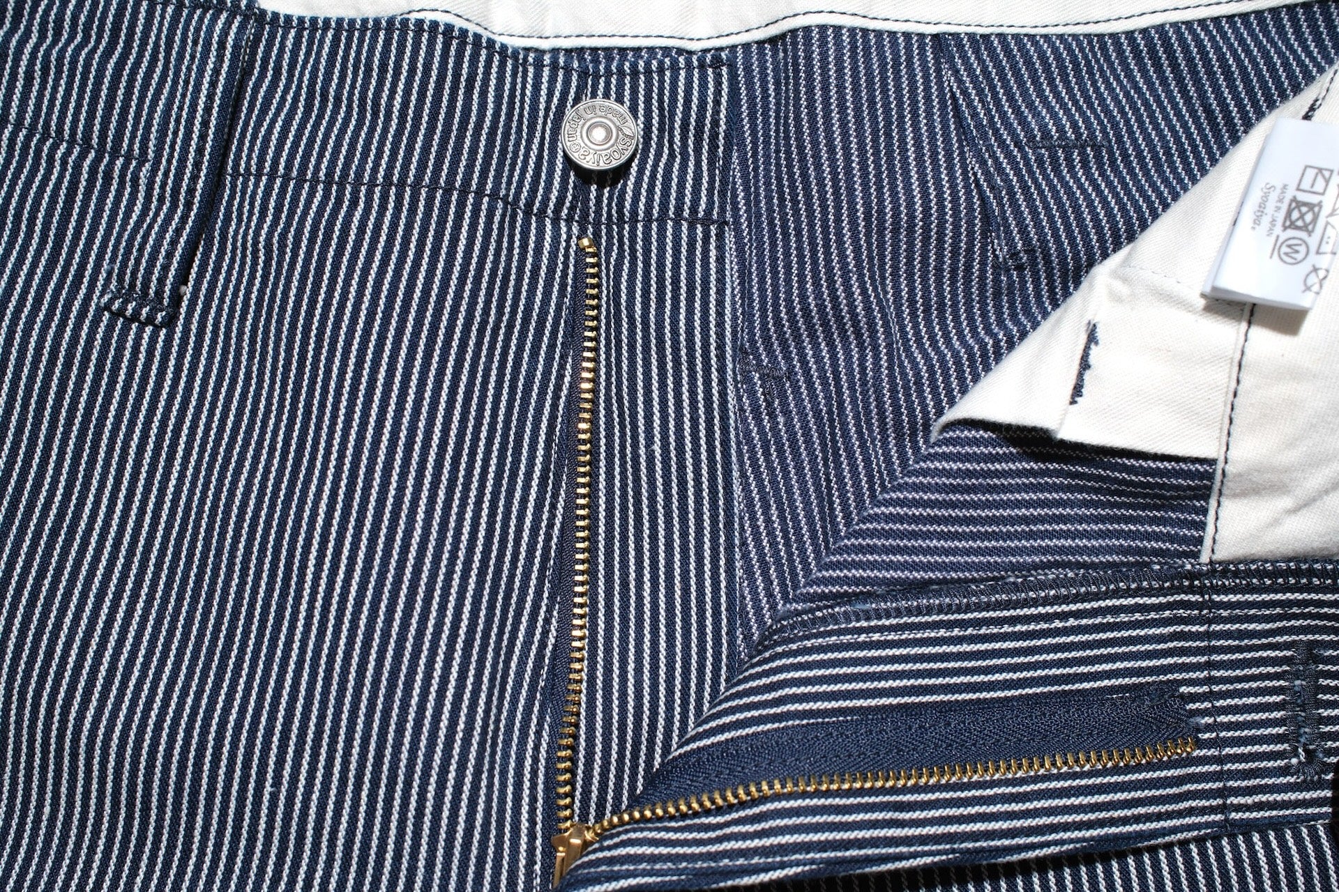 Pure Blue Japan 11oz Indigo Hickory Utility Work Pants (Classic Straight fit)