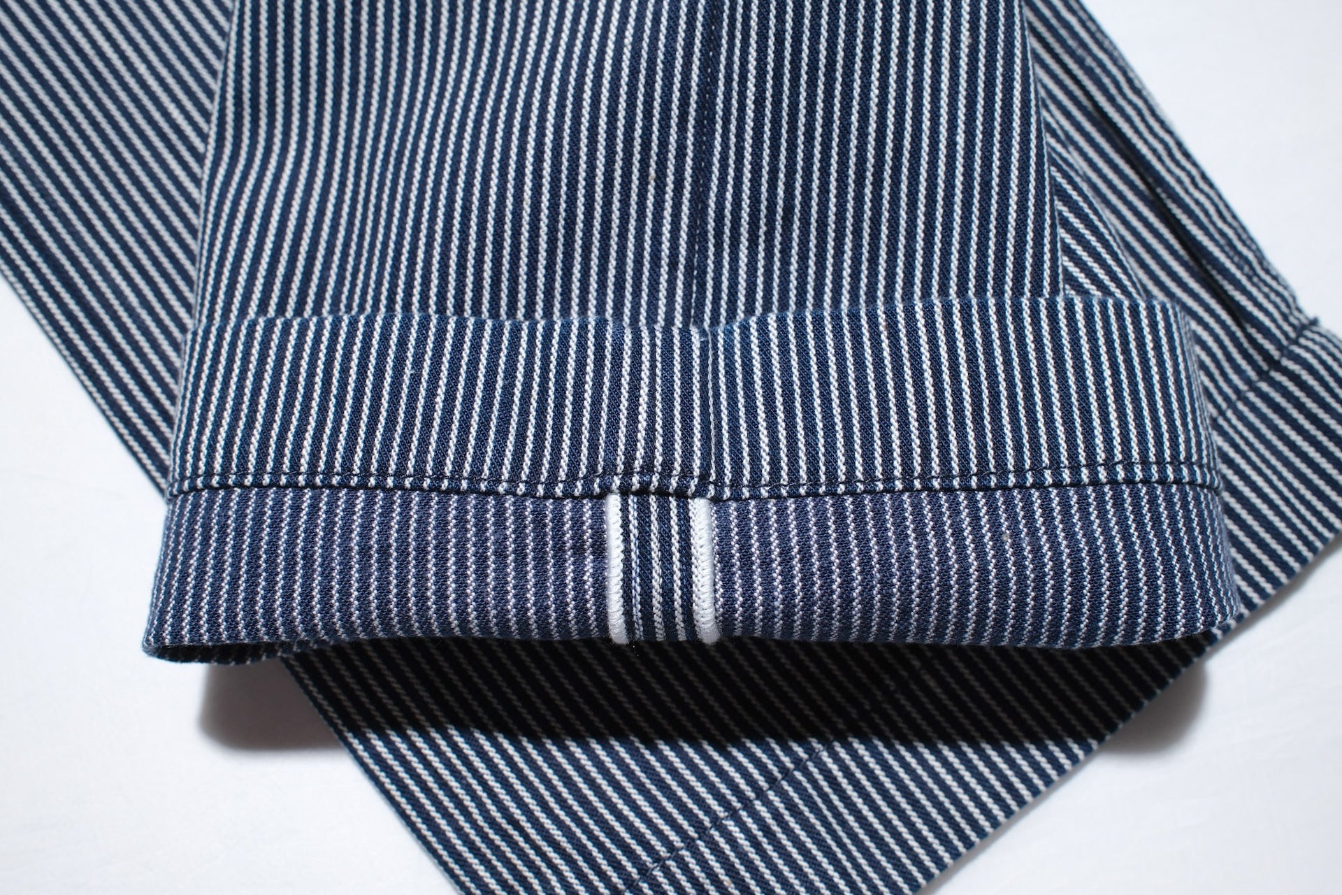 Pure Blue Japan 11oz Indigo Hickory Utility Work Pants (Classic Straight fit)