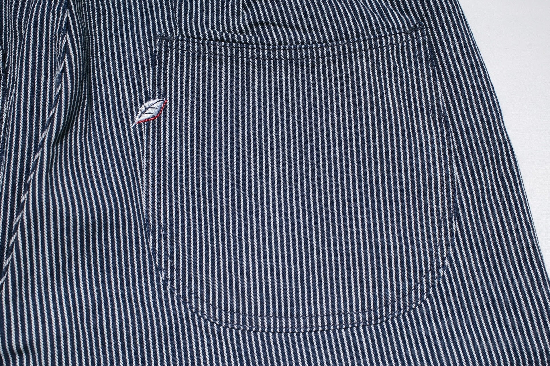 Pure Blue Japan 11oz Indigo Hickory Utility Work Pants (Classic Straight fit)