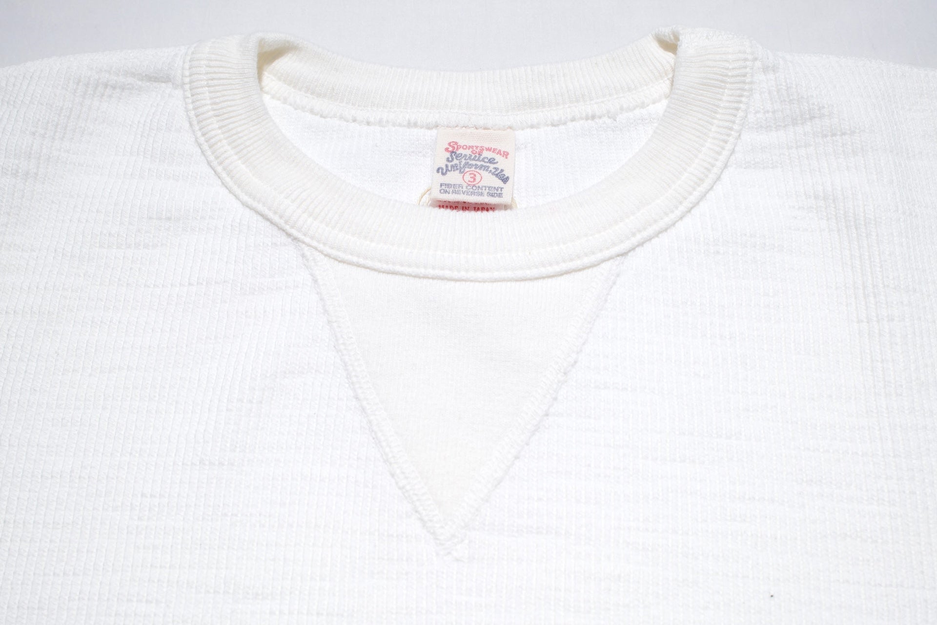 UES 11.8oz Ribbing Thermal Sweatshirt (Off White)