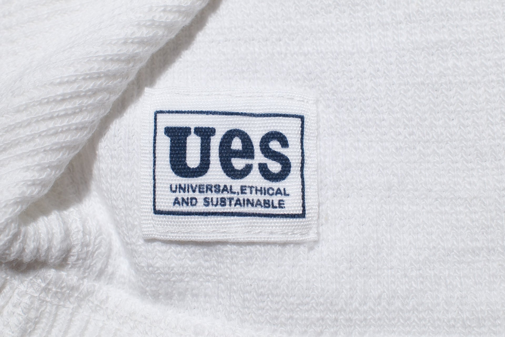 UES 11.8oz Ribbing Thermal Sweatshirt (Off White)