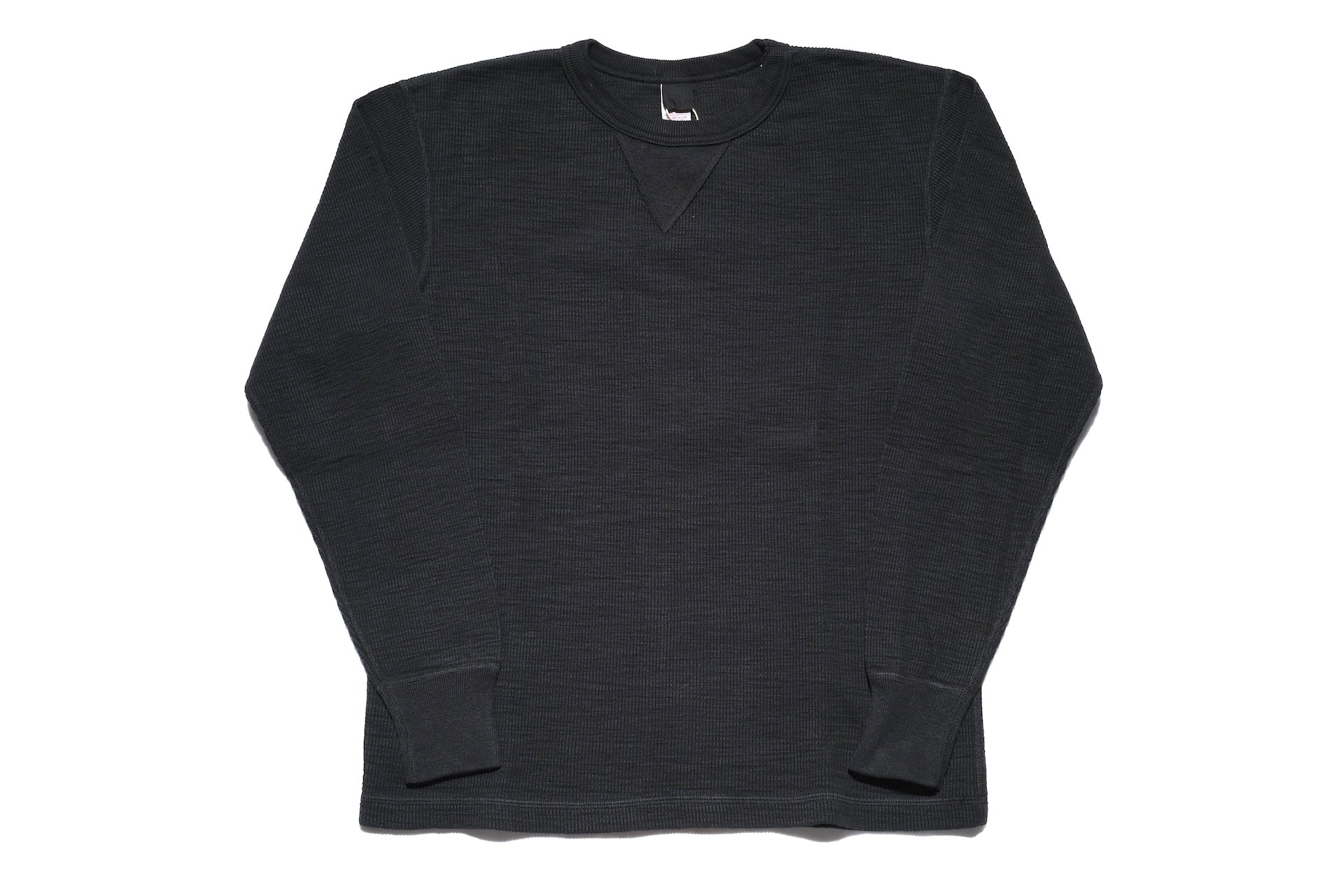 UES 11.8oz Ribbing Thermal Sweatshirt (Solid Black)