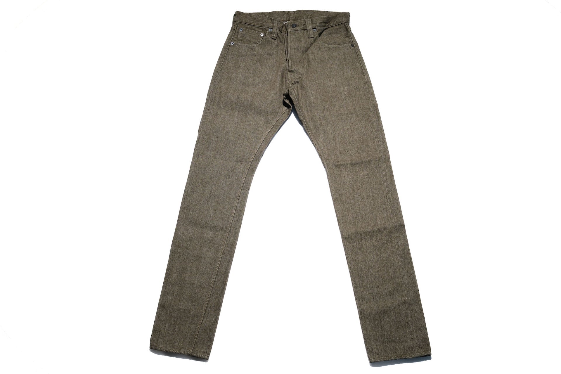 Pure Blue Japan 14oz OL-14oz-019 "Olive Branch" Denim (Relaxed Tapered fit)