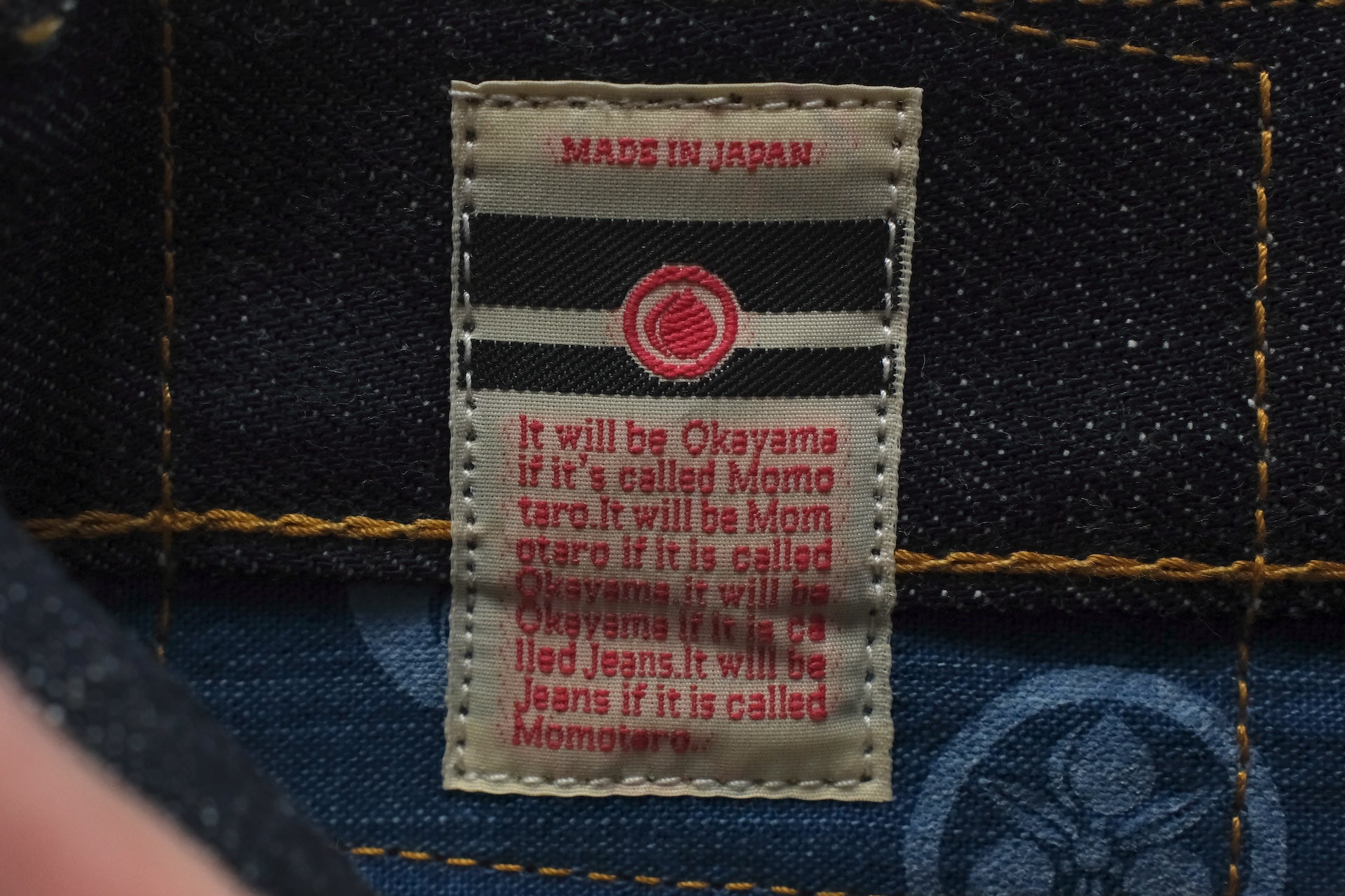 MOMOTARO JEANS 14.7oz 'Legacy Blue' 0405-40 Denim (High Tapered fit)