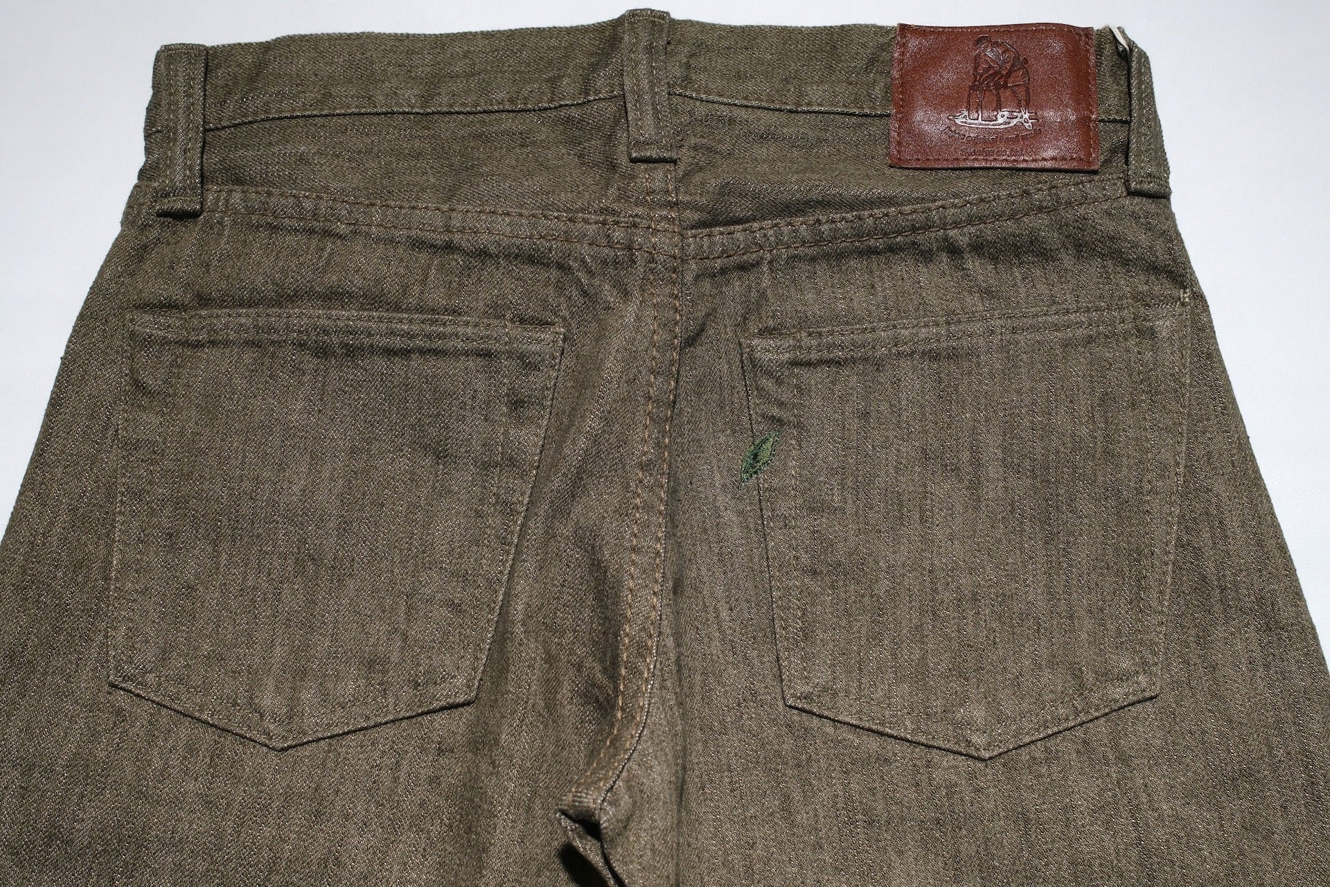 Pure Blue Japan 14oz OL-14oz-013 "Olive Branch" Denim (Slim Tapered fit)