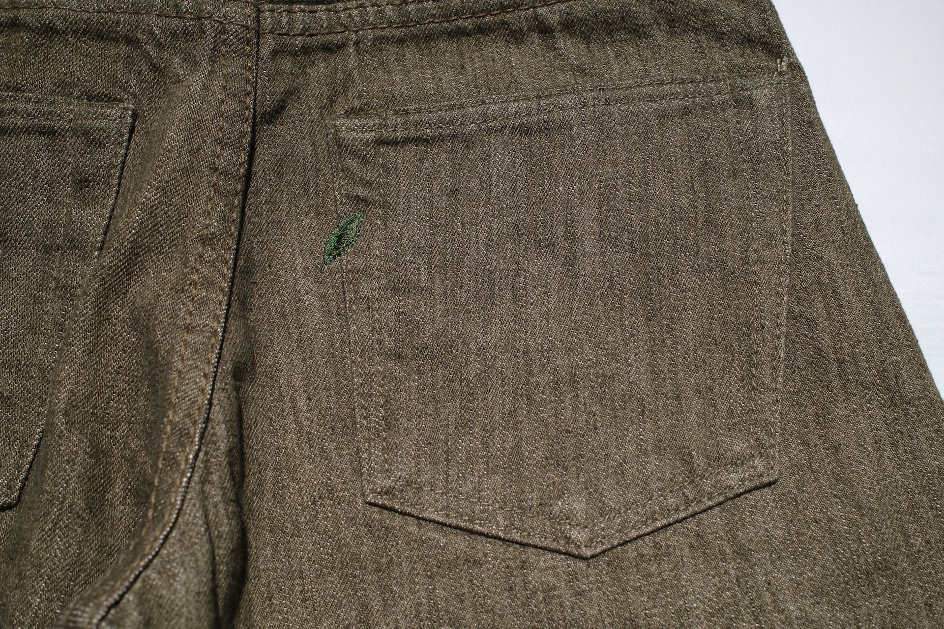 Pure Blue Japan 14oz OL-14oz-013 "Olive Branch" Denim (Slim Tapered fit)