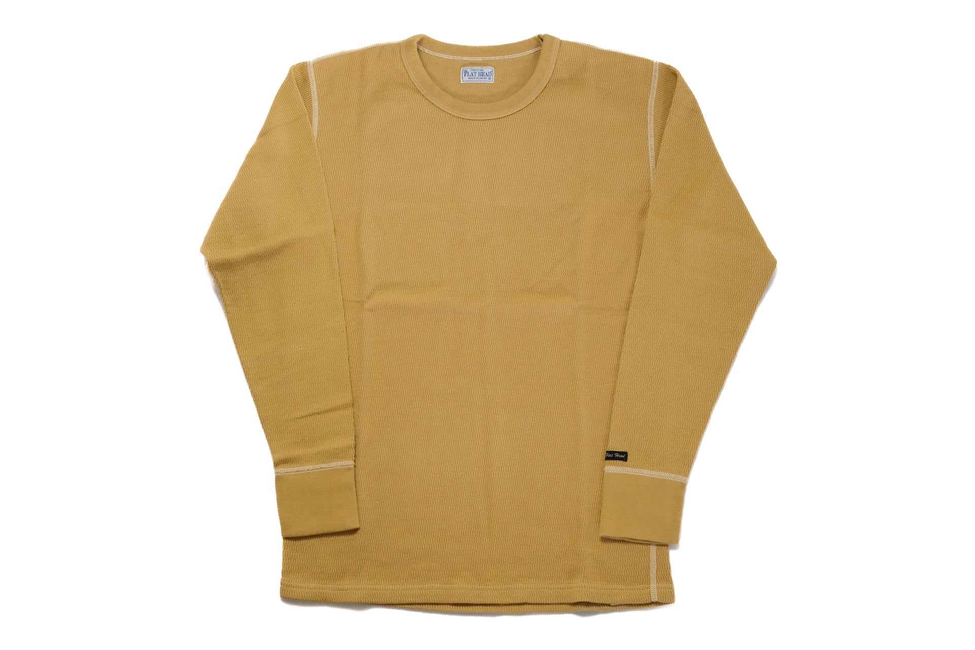 The Flat Head "Standard" L/S Thermal Tee (Mustard)