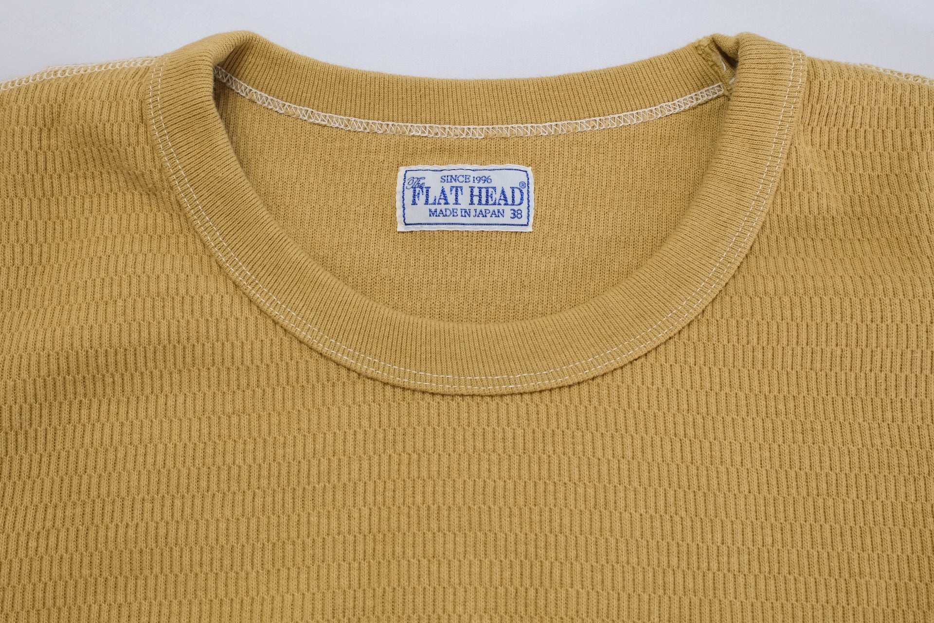 The Flat Head "Standard" L/S Thermal Tee (Mustard)