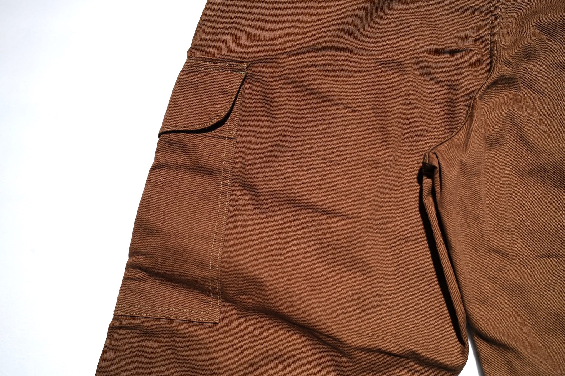 Freewheelers Heavyweight Cotton Drill "Aviators' Trousers" (Dark Sepia Brown)