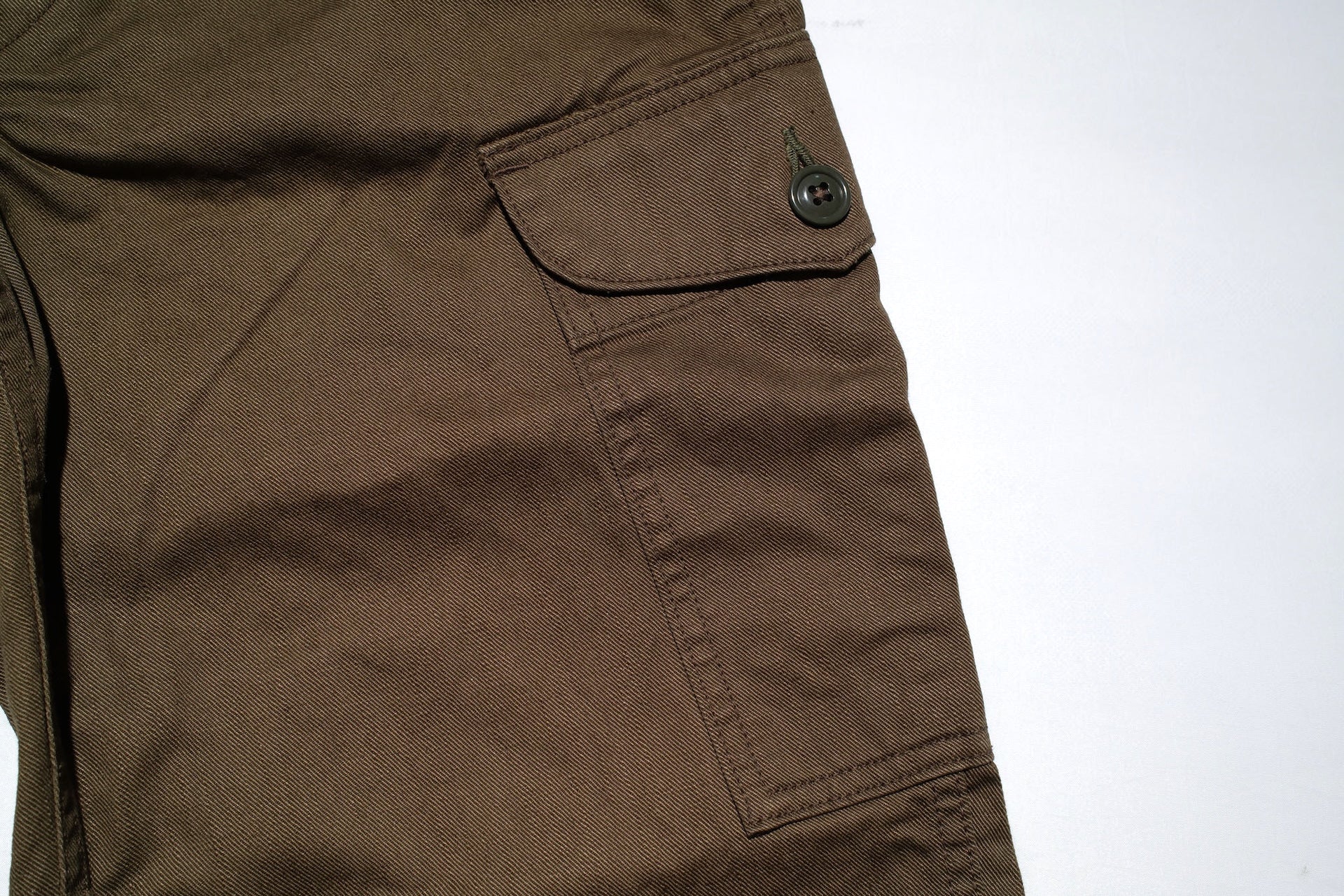 Freewheelers Heavyweight Cotton Drill "Aviators' Trousers" (Dark Olive)