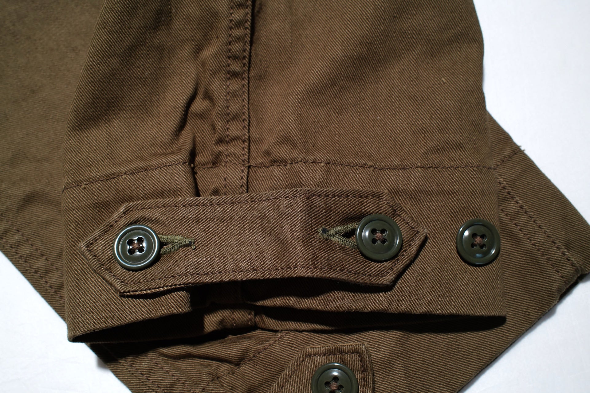 Freewheelers Heavyweight Cotton Drill "Aviators' Trousers" (Dark Olive)