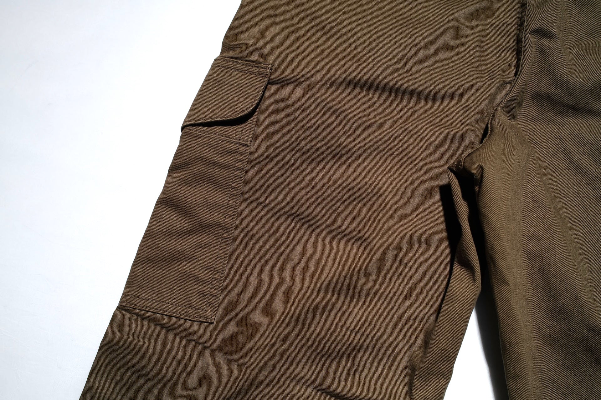 Freewheelers Heavyweight Cotton Drill "Aviators' Trousers" (Dark Olive)