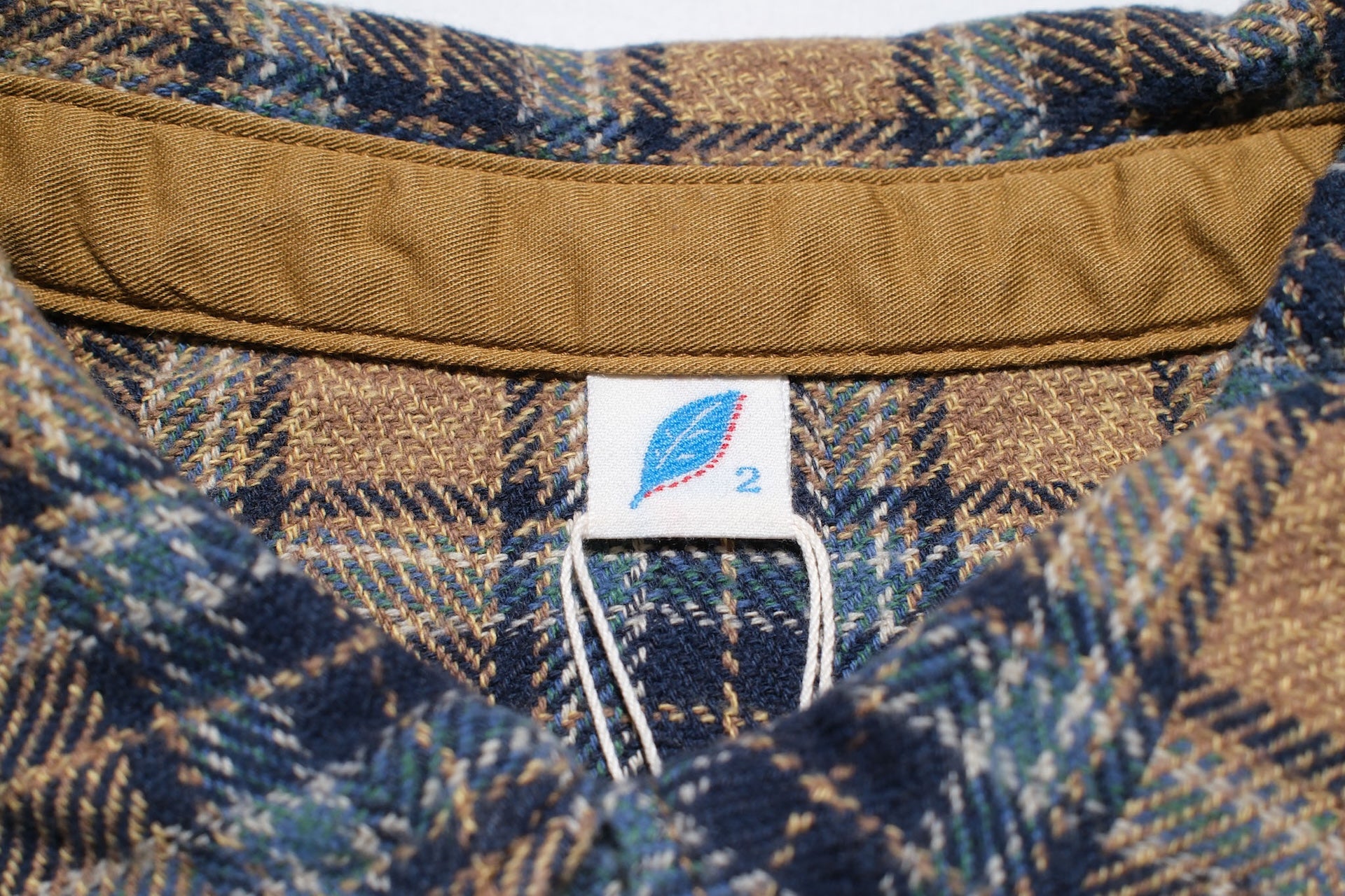 Pure Blue Japan 11oz "Cotton Tweed" Flannel Early Workshirt (Beige)