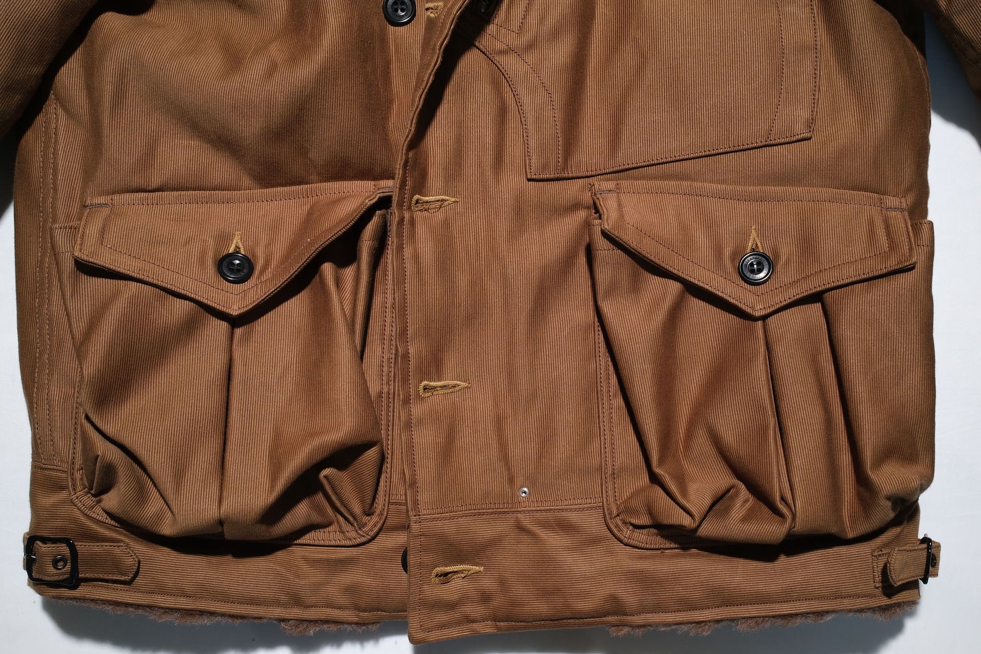 Freewheelers "Winter Aviators" Jacket (Sepia Brown)